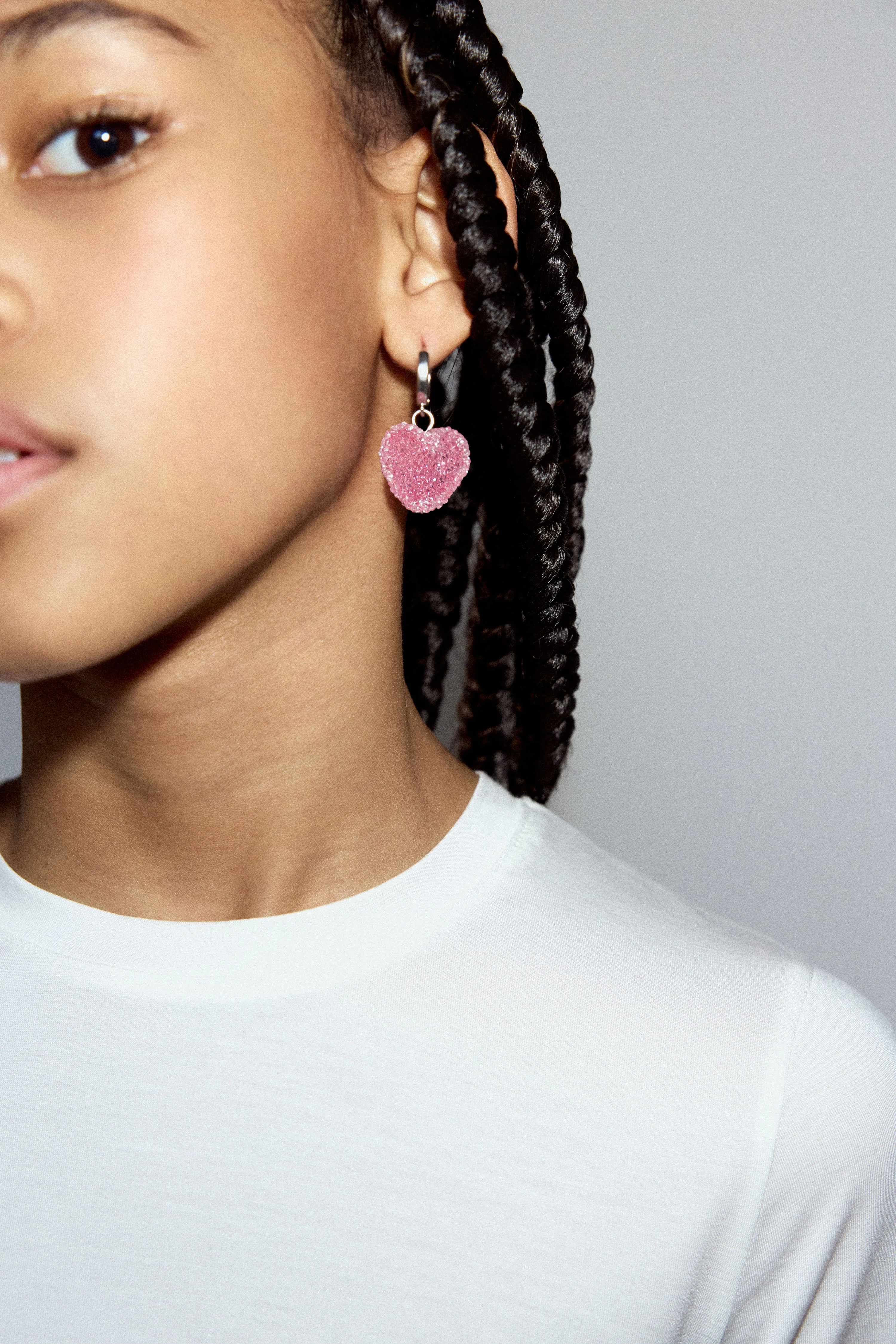 HEART PENDANT EARRINGS