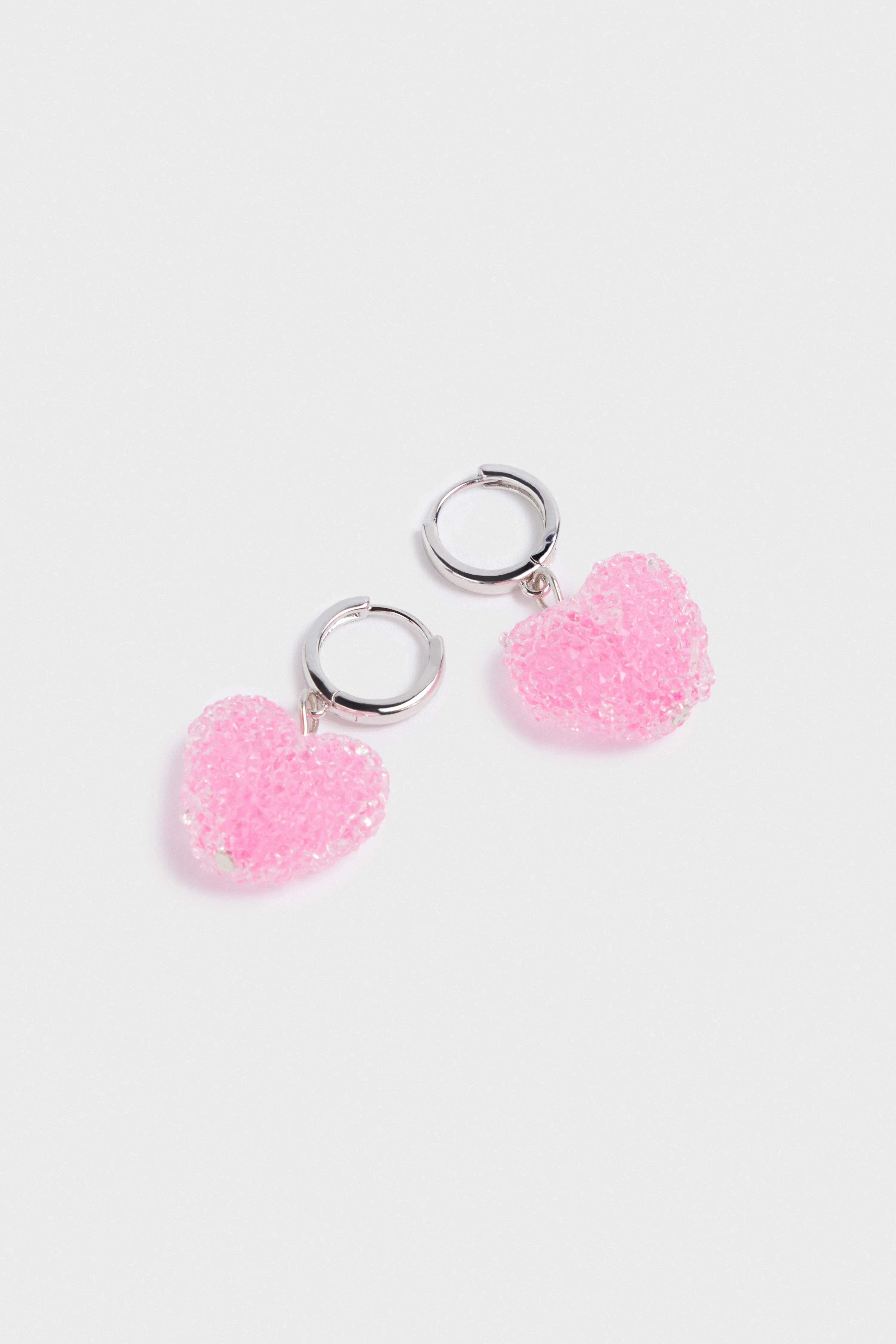HEART PENDANT EARRINGS - Image 5