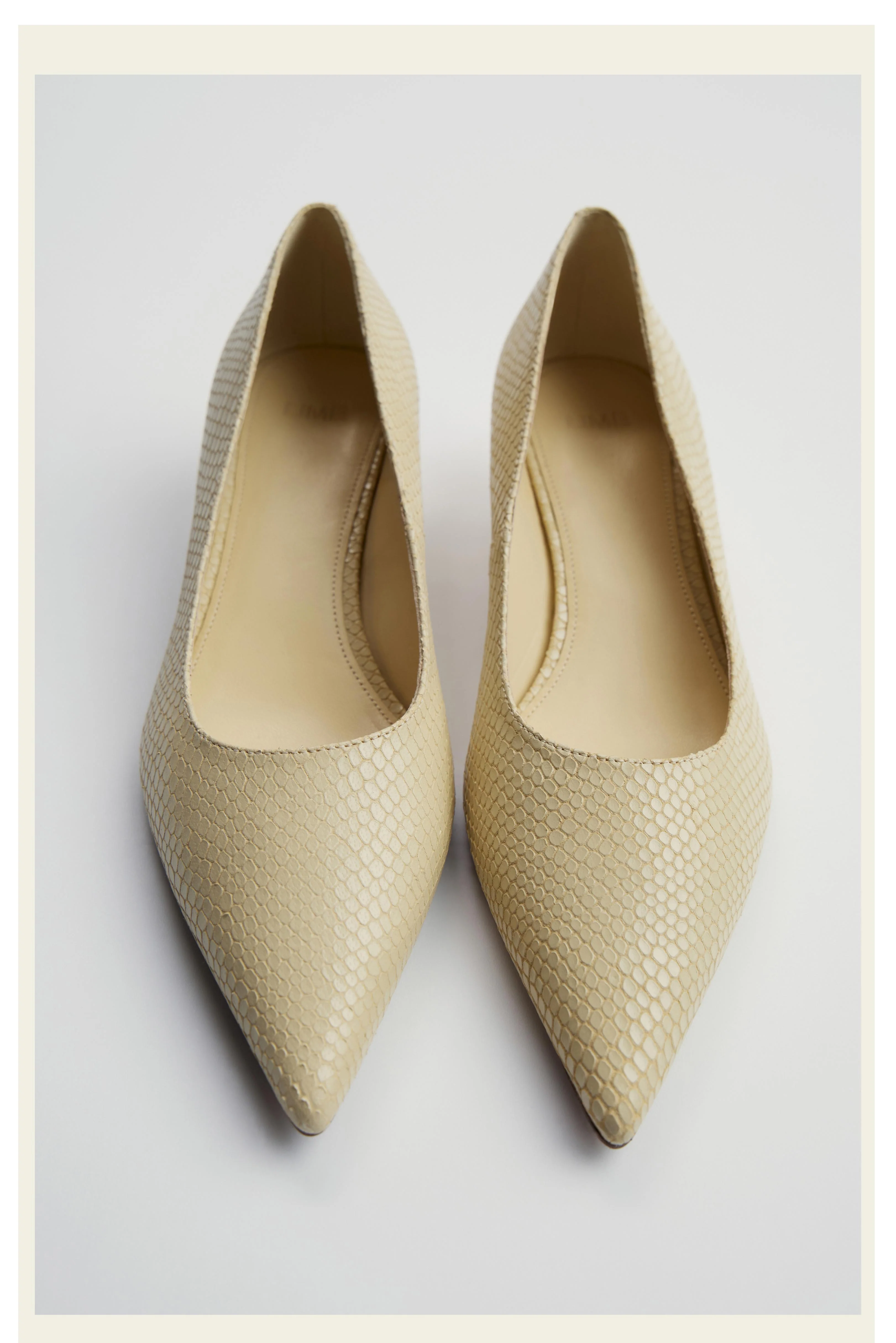 SNAKESKIN-PATTERNED LEATHER PUMPS - Image 8