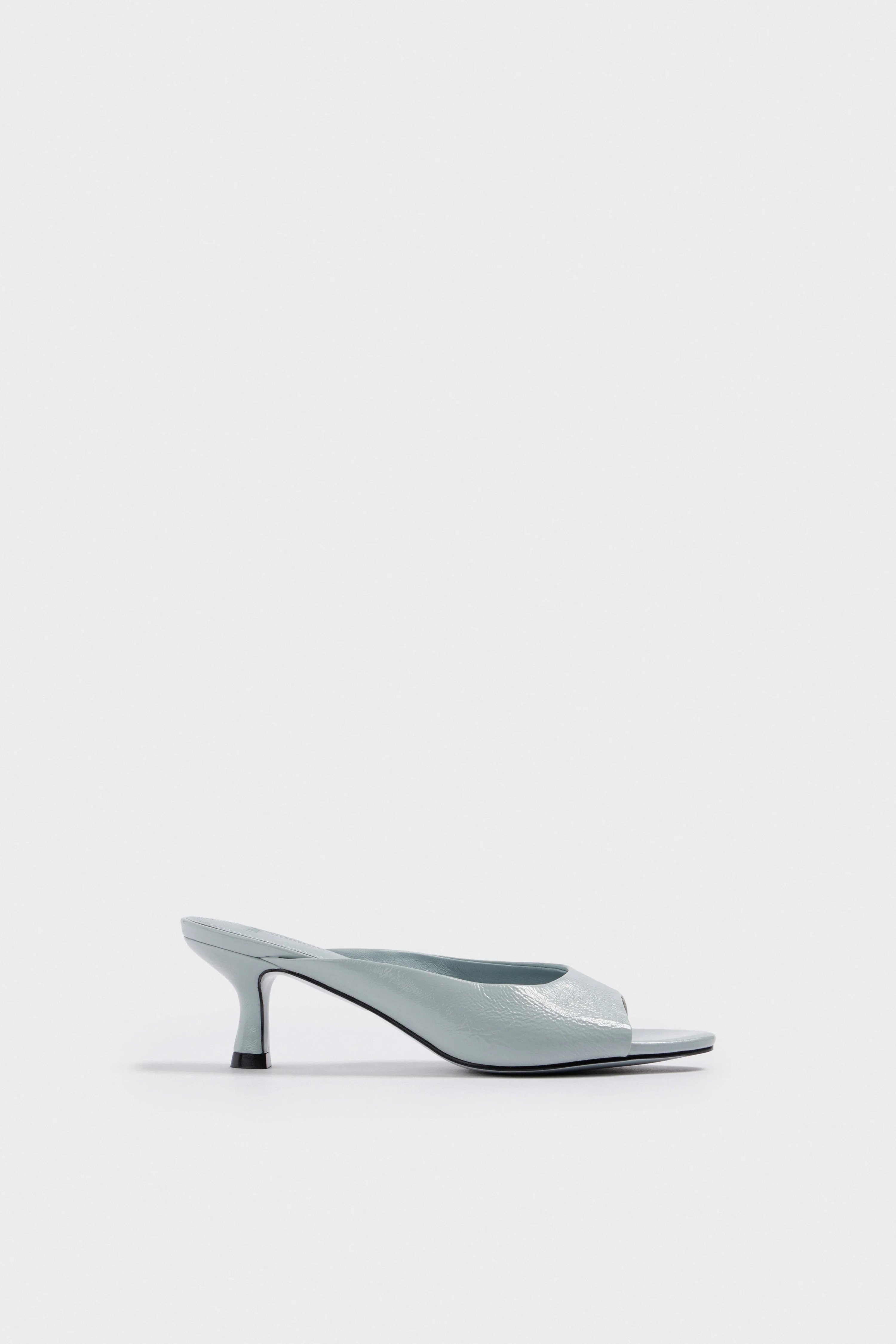 HEELED LEATHER SANDALS - Image 5
