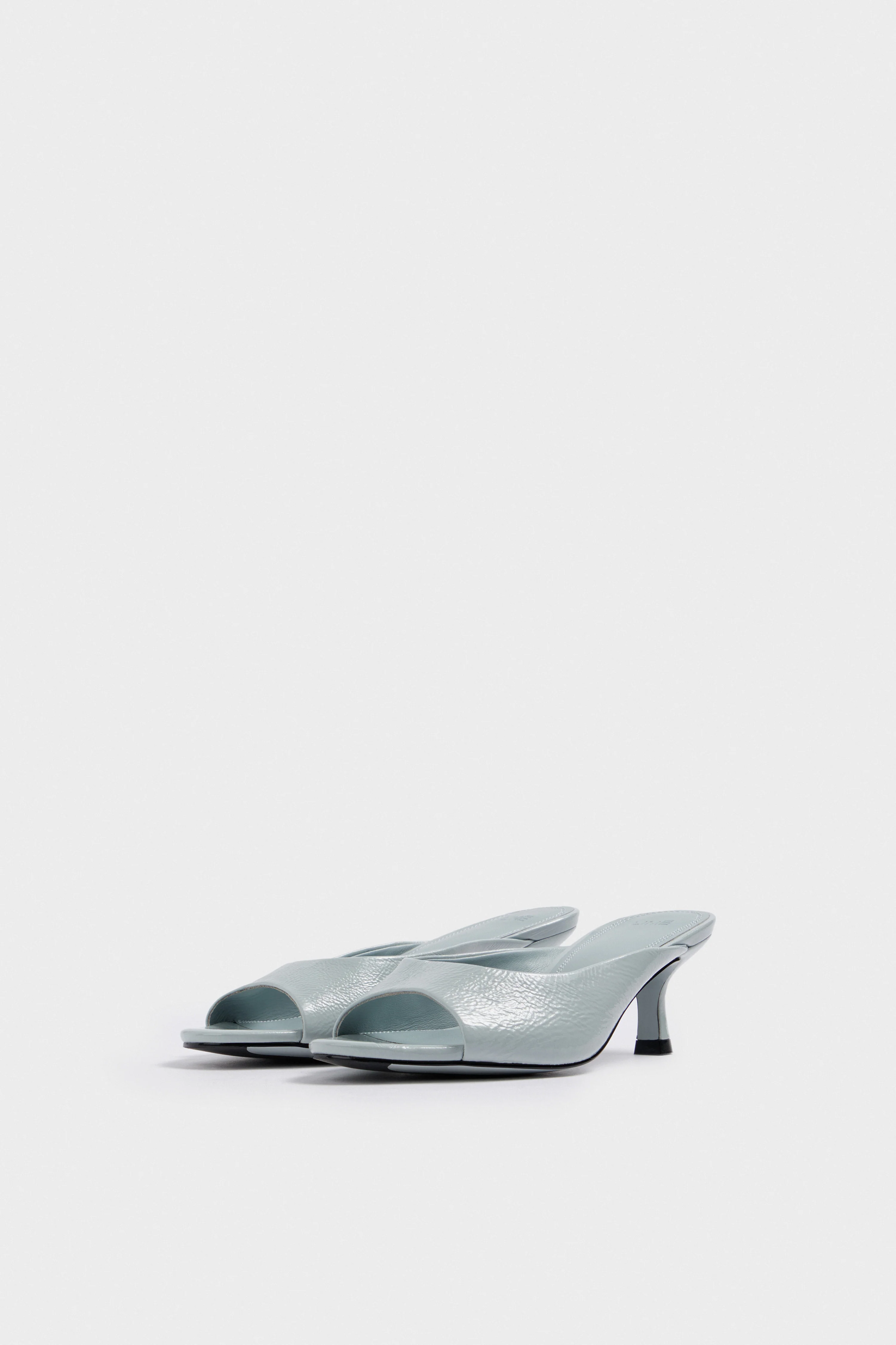 HEELED LEATHER SANDALS - Image 6