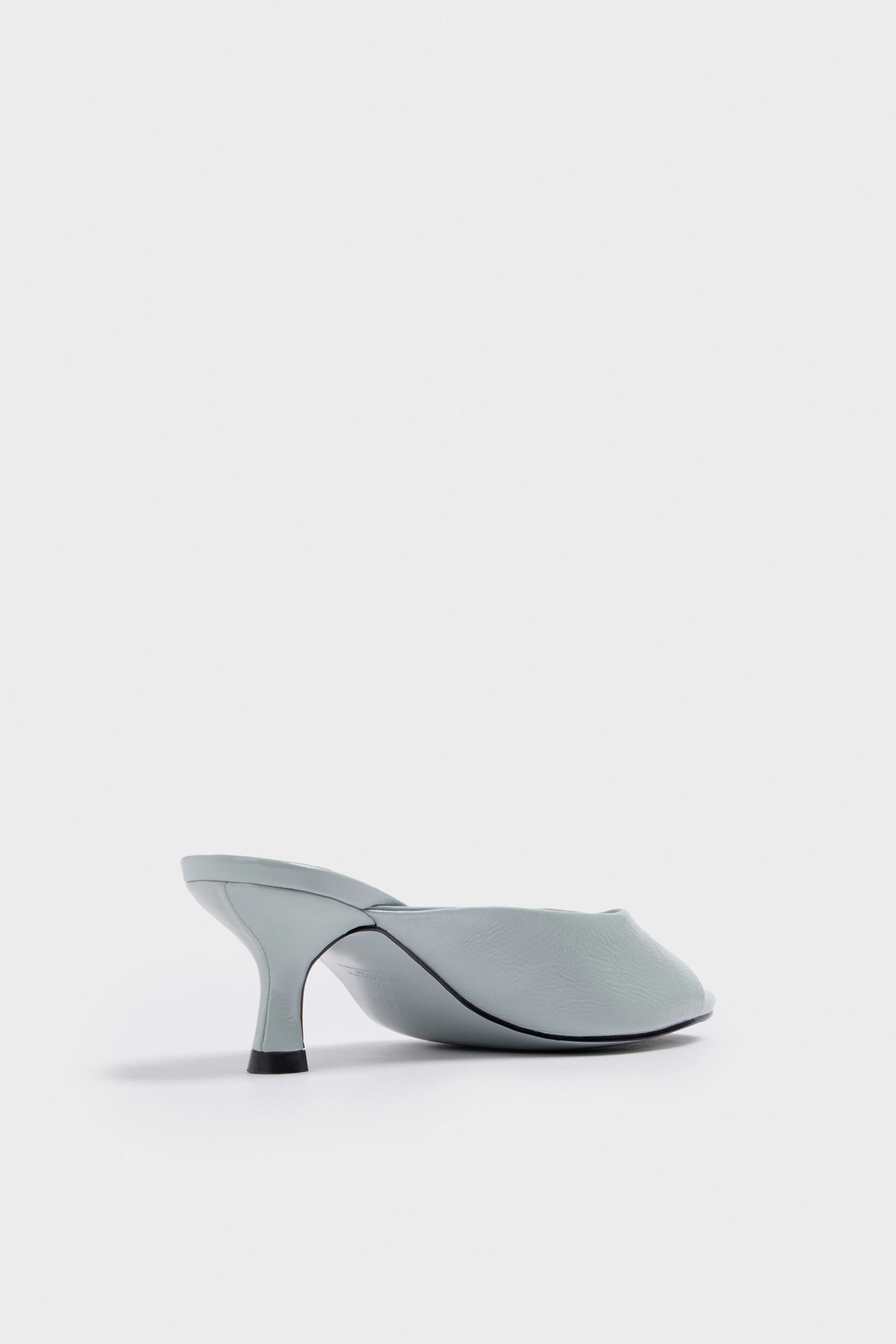 HEELED LEATHER SANDALS - Image 7