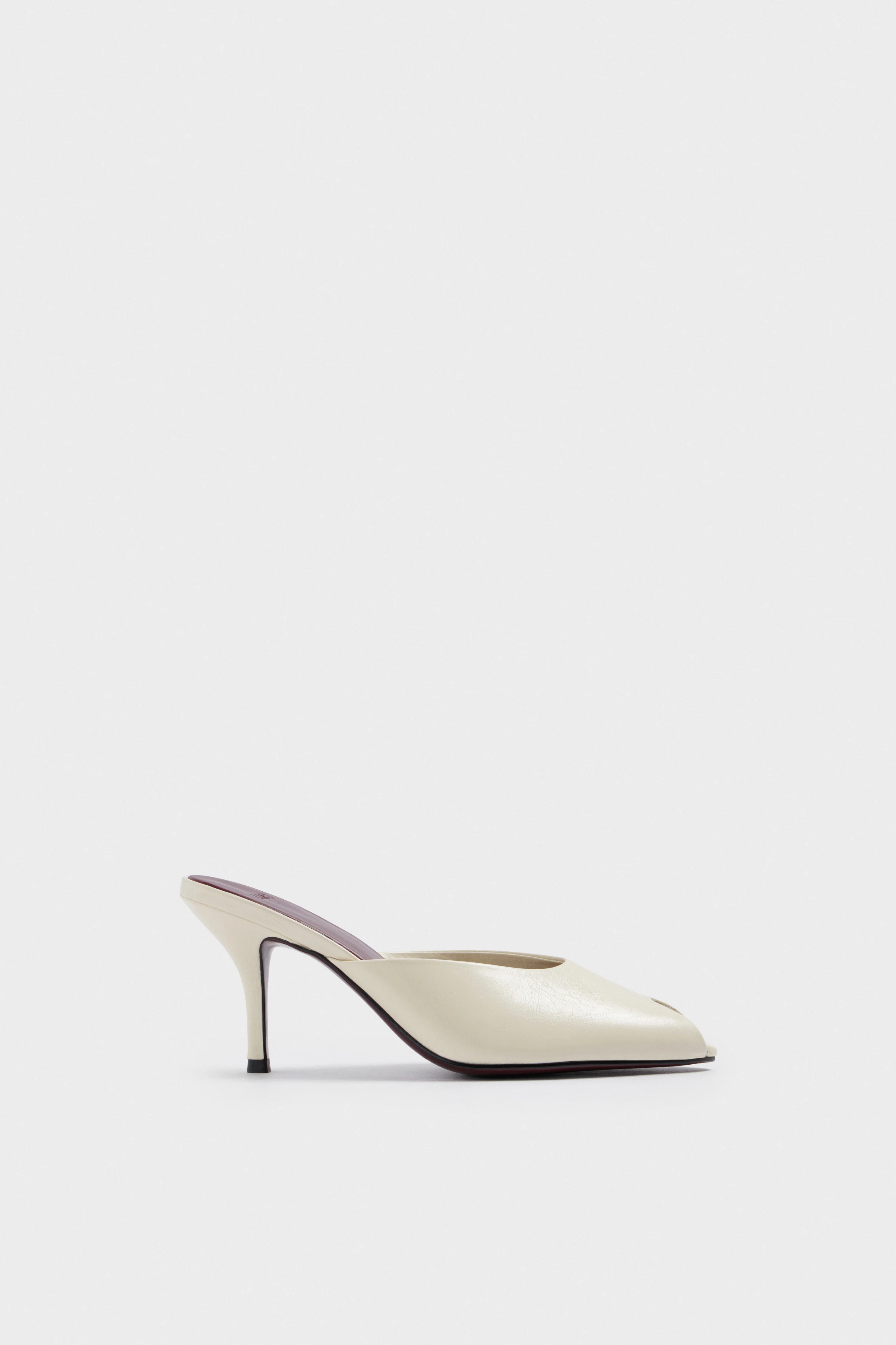 HEELED LEATHER SANDALS - Image 3