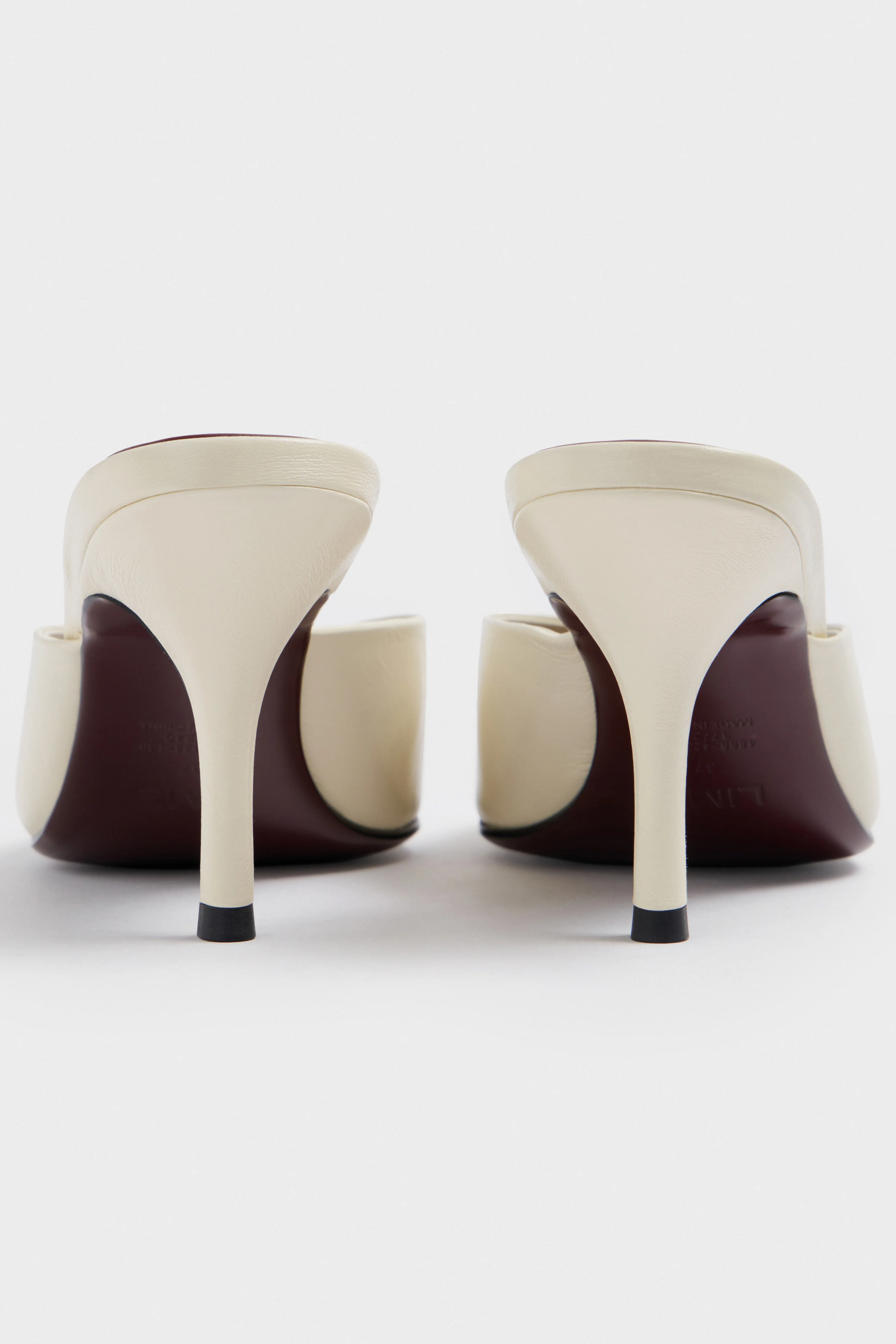 HEELED LEATHER SANDALS - Image 5