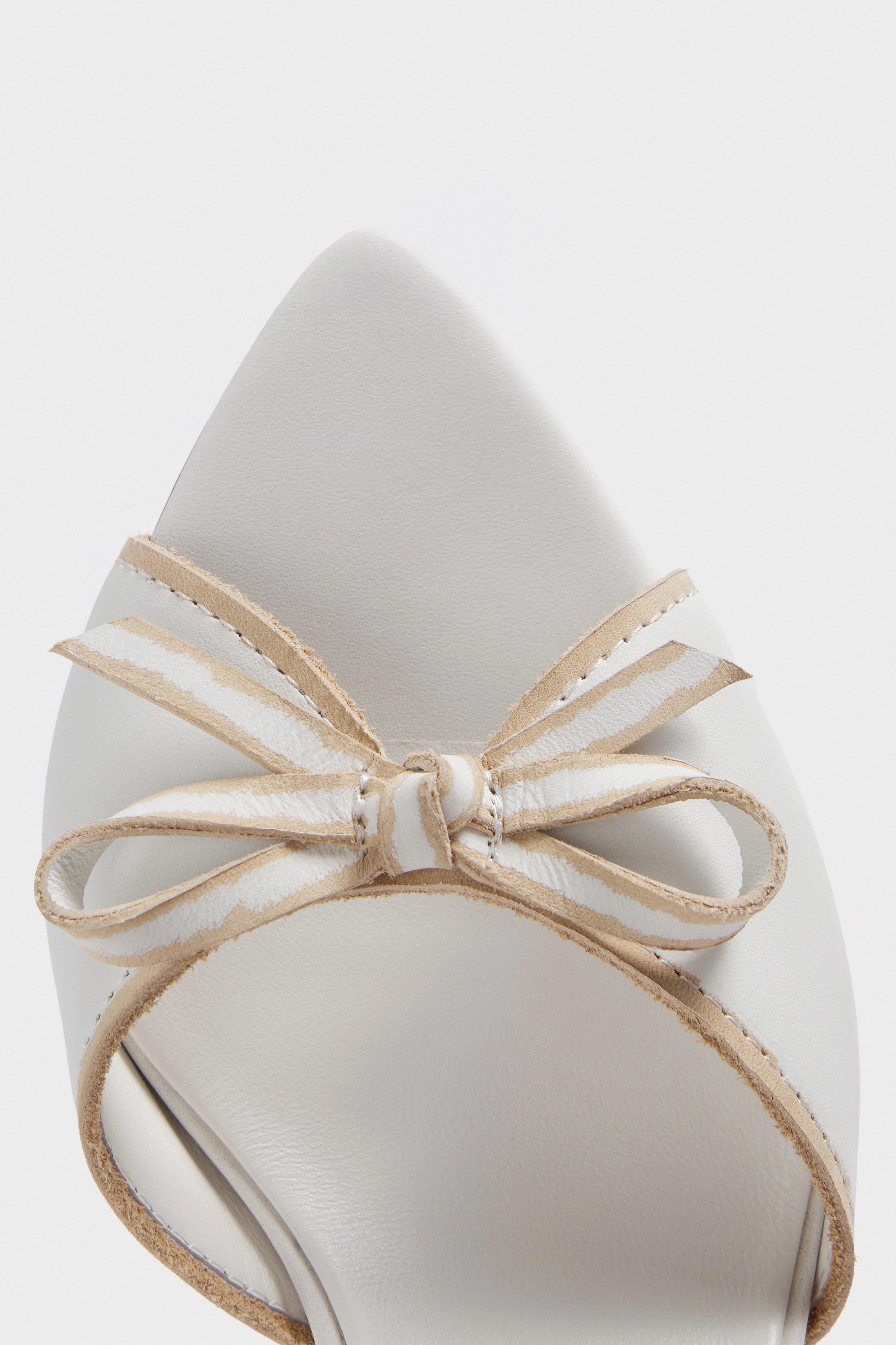 HEELED LEATHER SANDALS - Image 4