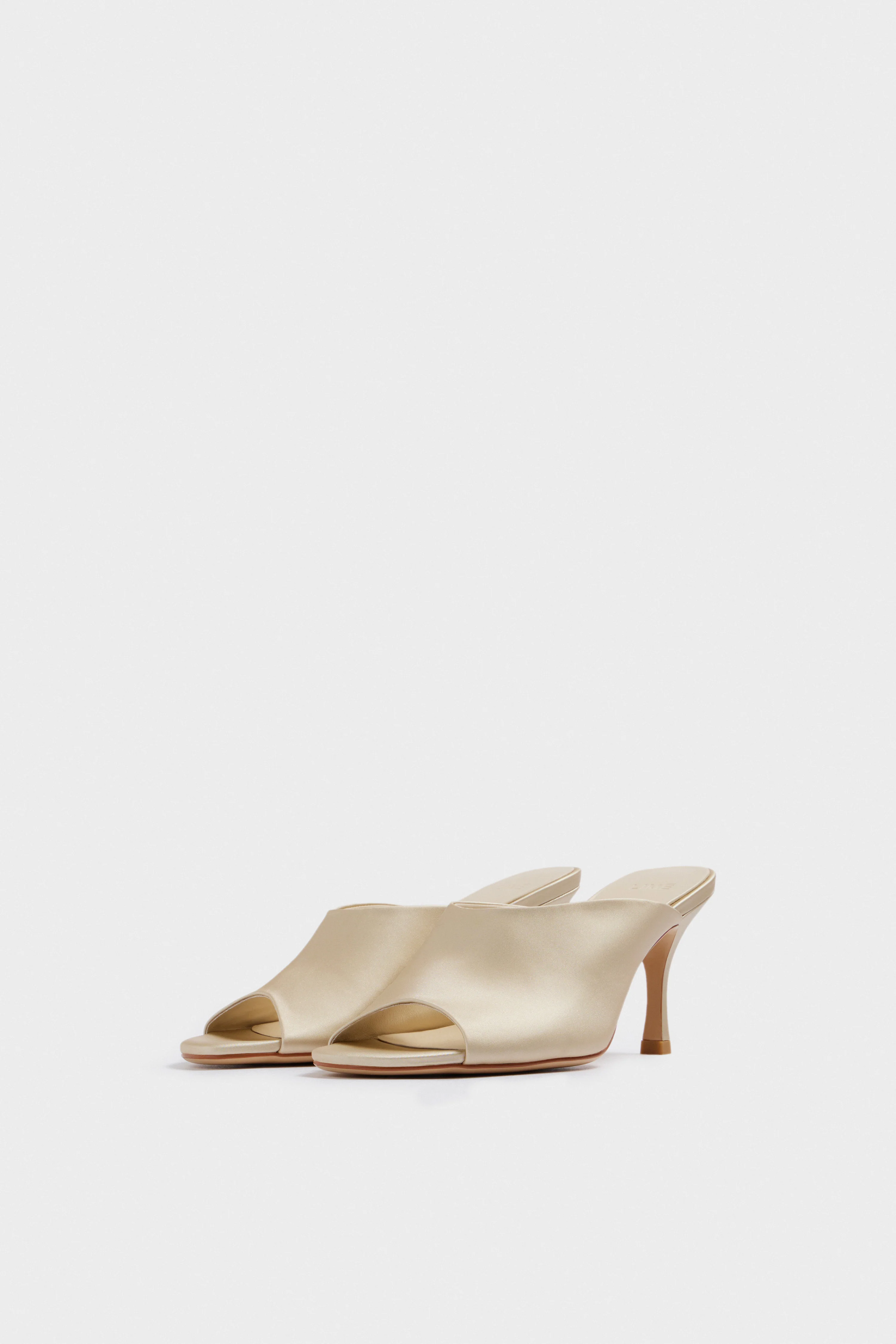 HEELED LEATHER SANDALS - Image 4