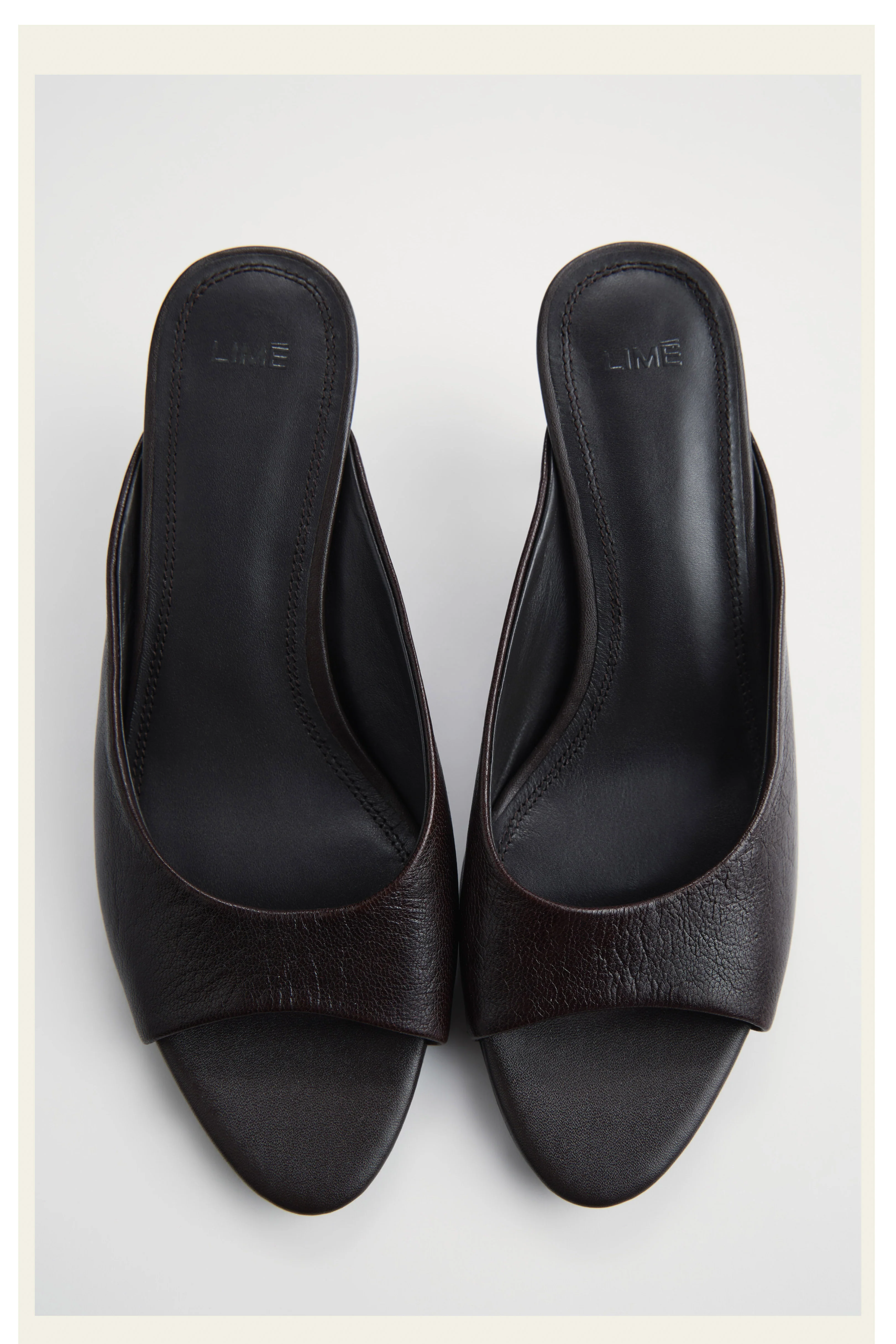 HEELED LEATHER SANDALS - Image 9