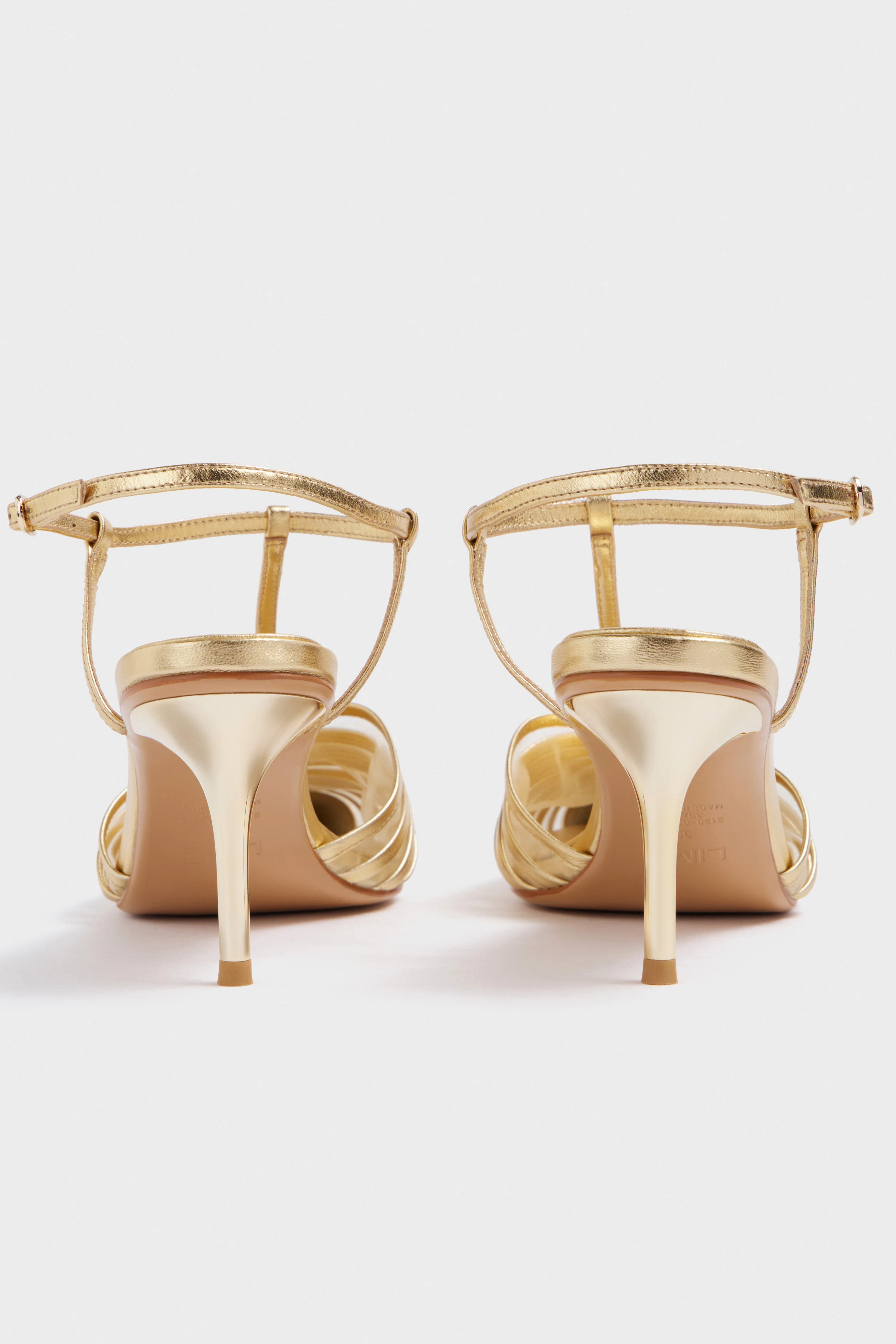 HEELED LEATHER SANDALS - Image 6
