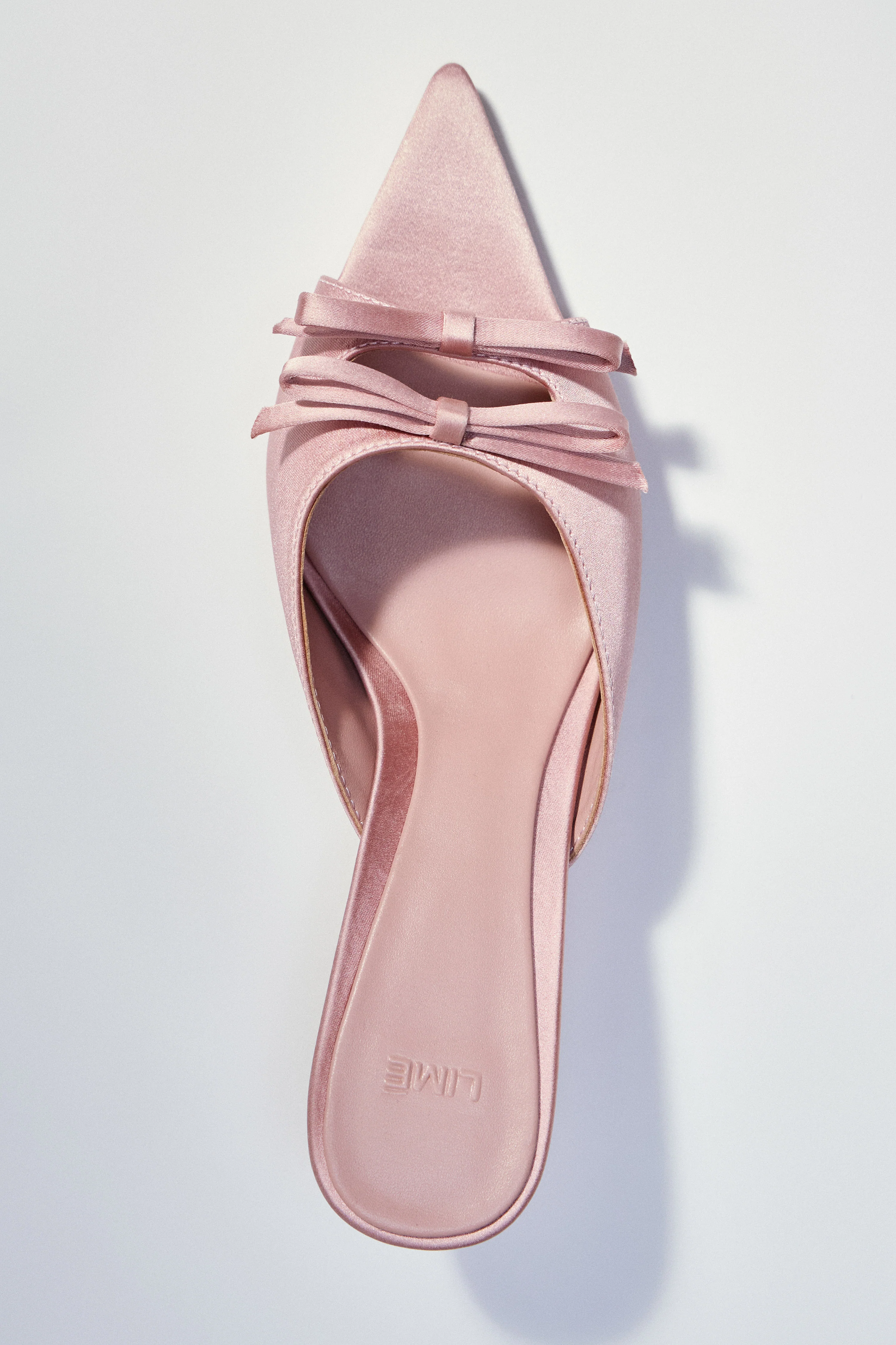 HEELED SATIN SANDALS