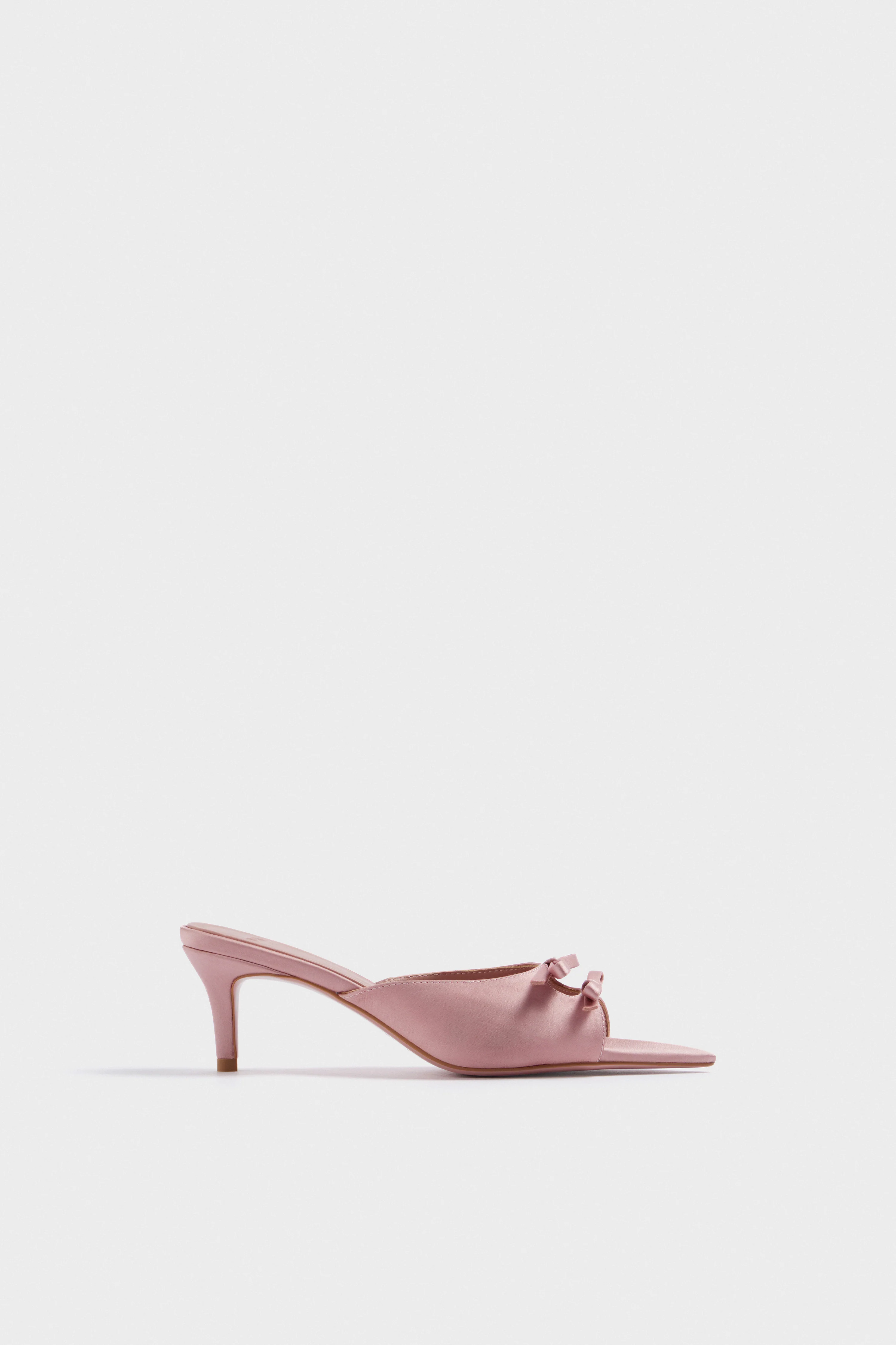HEELED SATIN SANDALS - Image 4