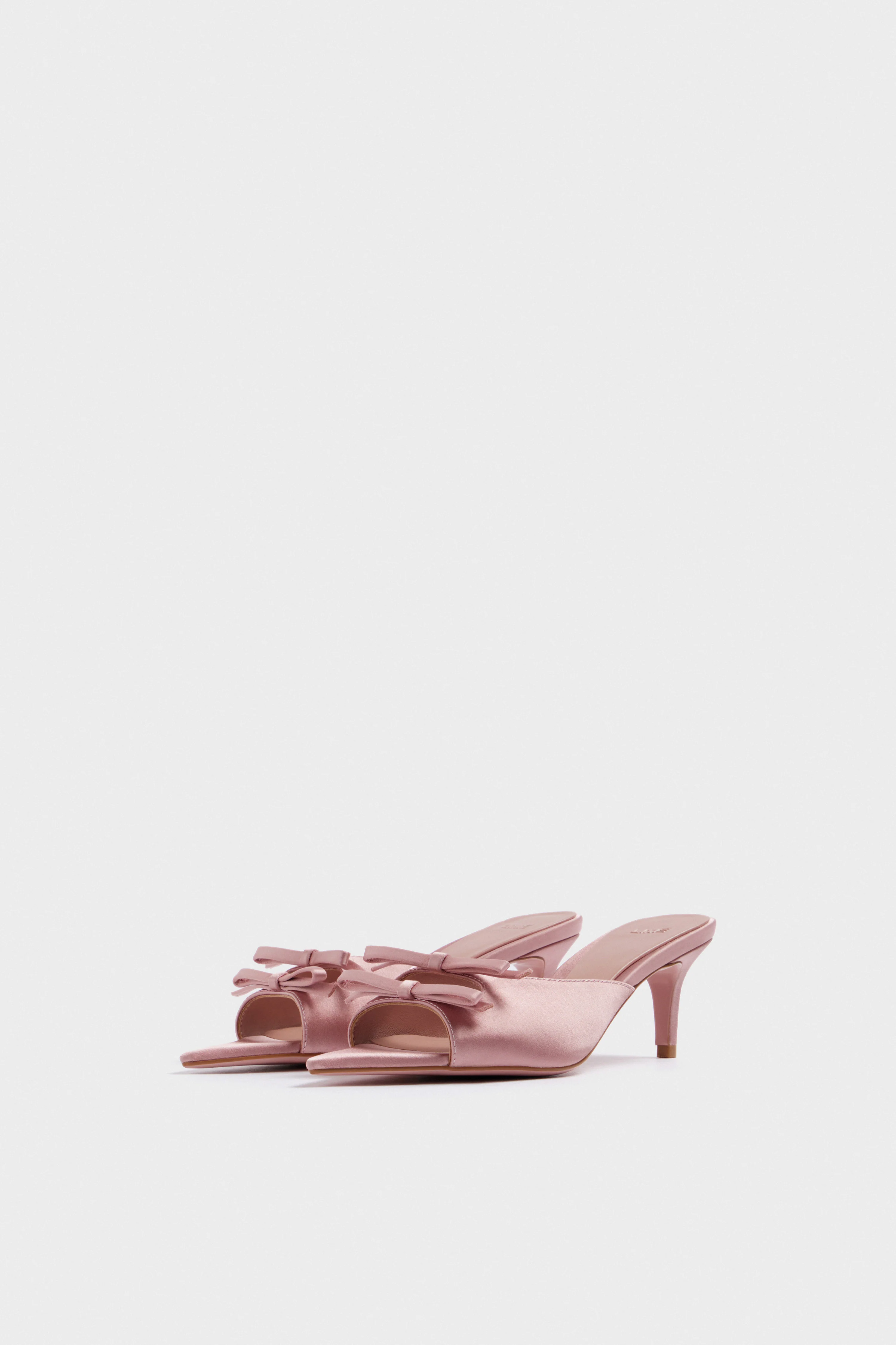 HEELED SATIN SANDALS - Image 5