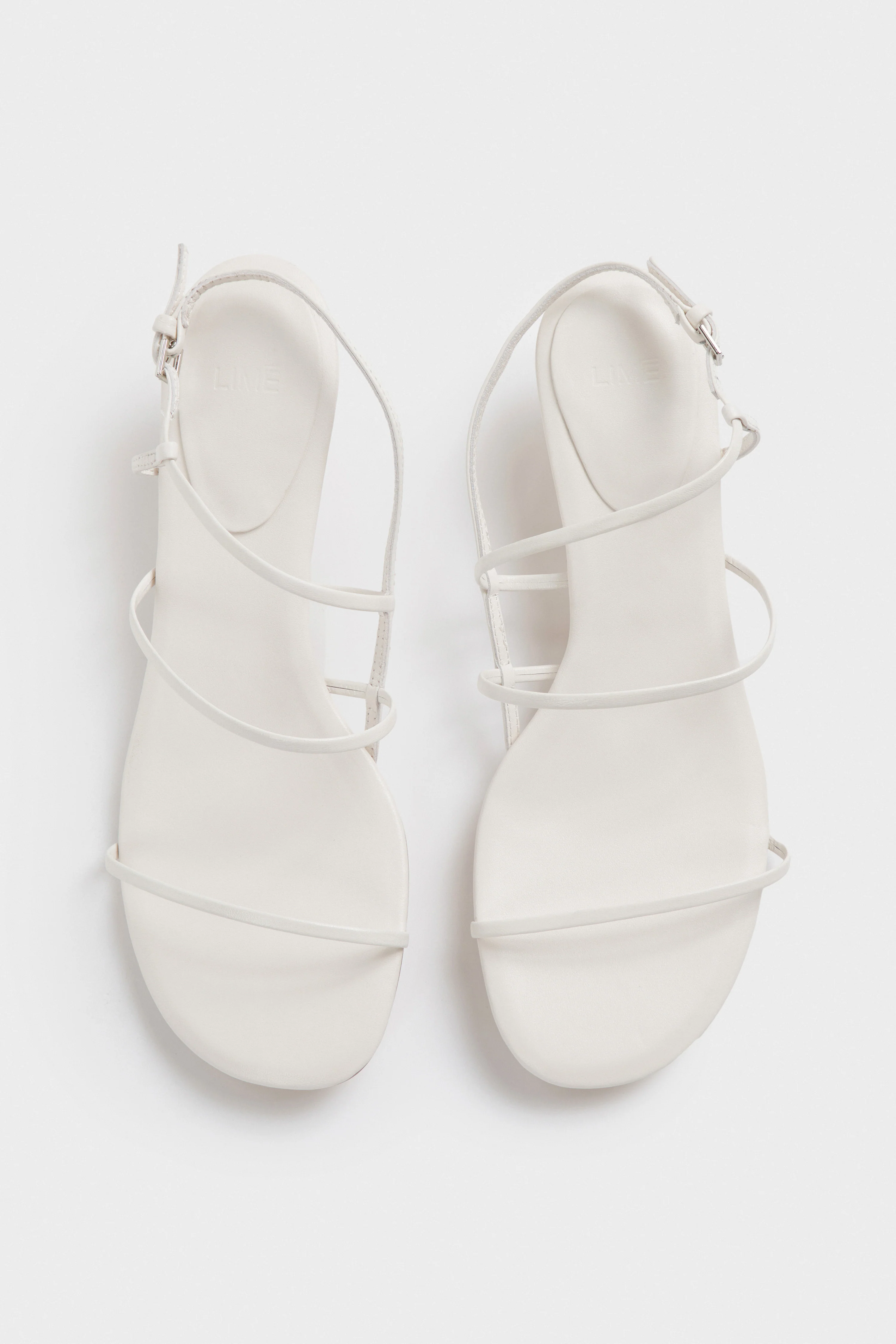 HEELED SHEEP LEATHER SANDALS - Image 6