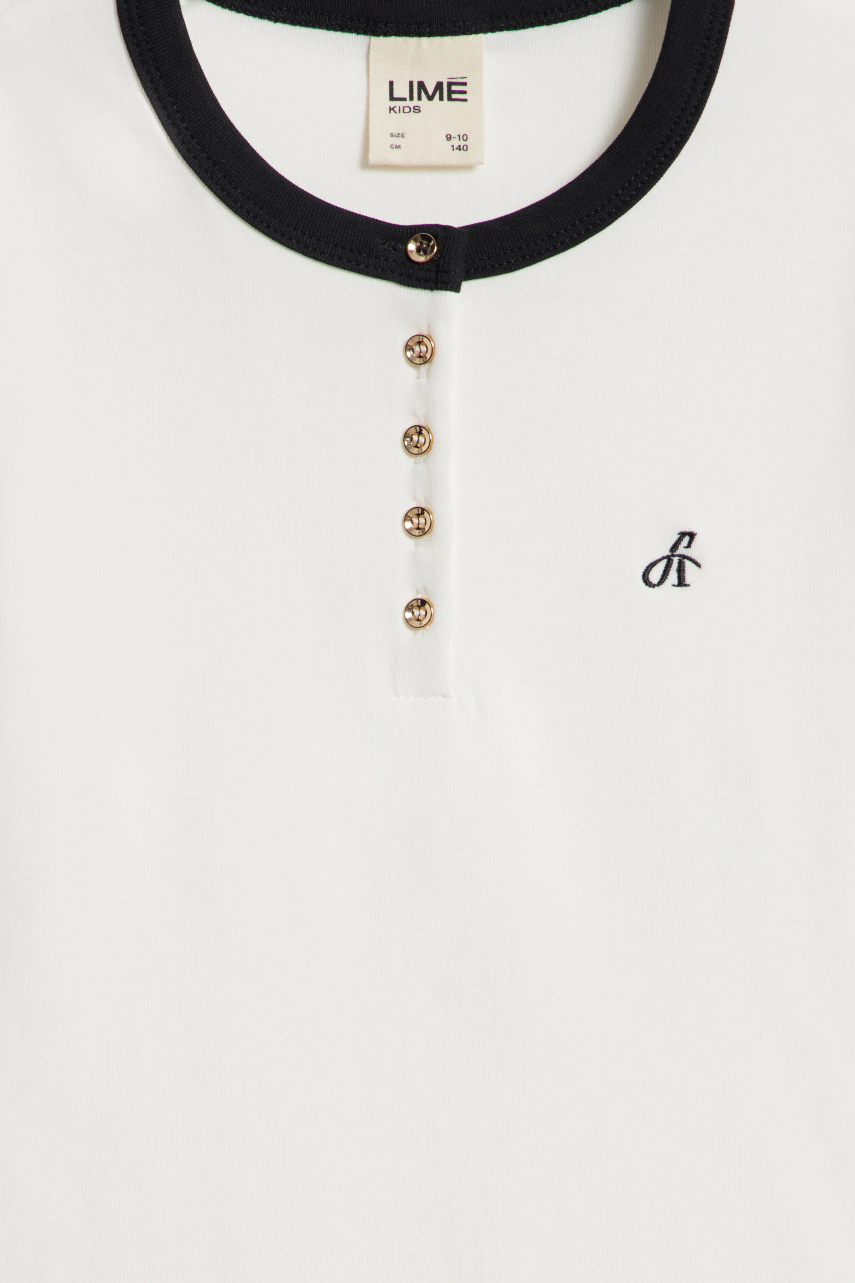 HENLEY-STYLE JERSEY T-SHIRT - Image 5