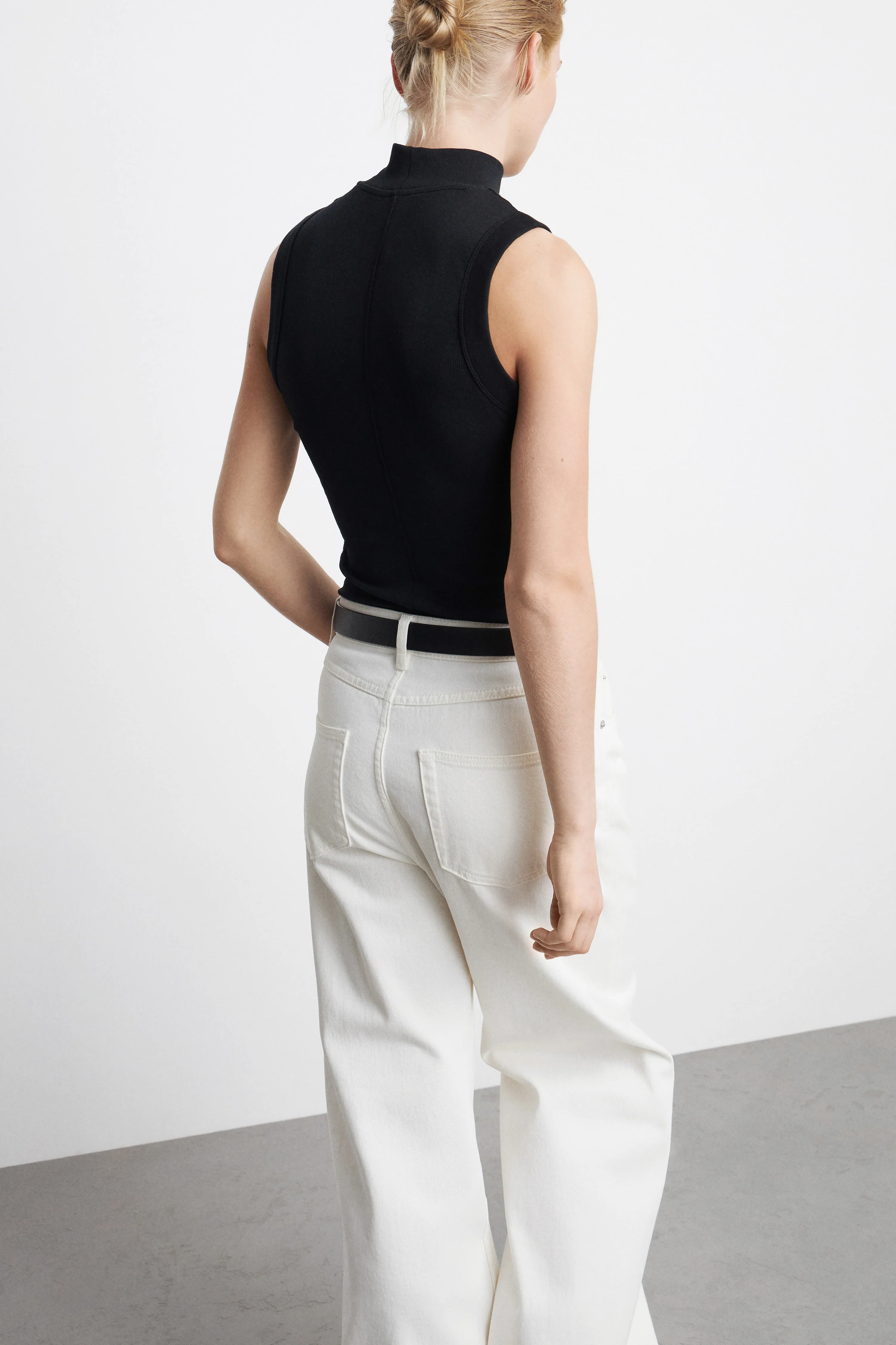 HIGH-NECK BASIC TOP - Image 3