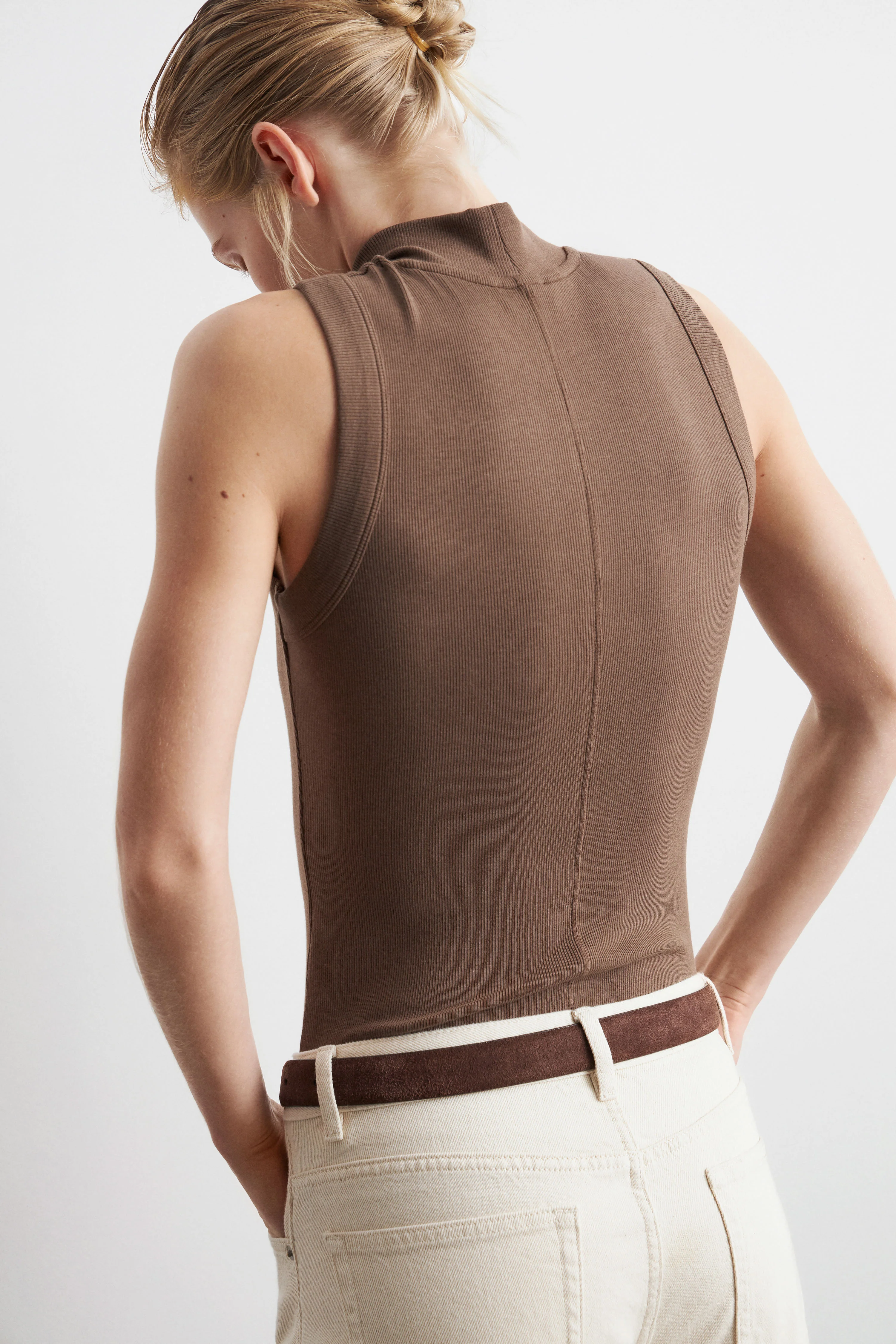 HIGH-NECK BASIC TOP - Image 5