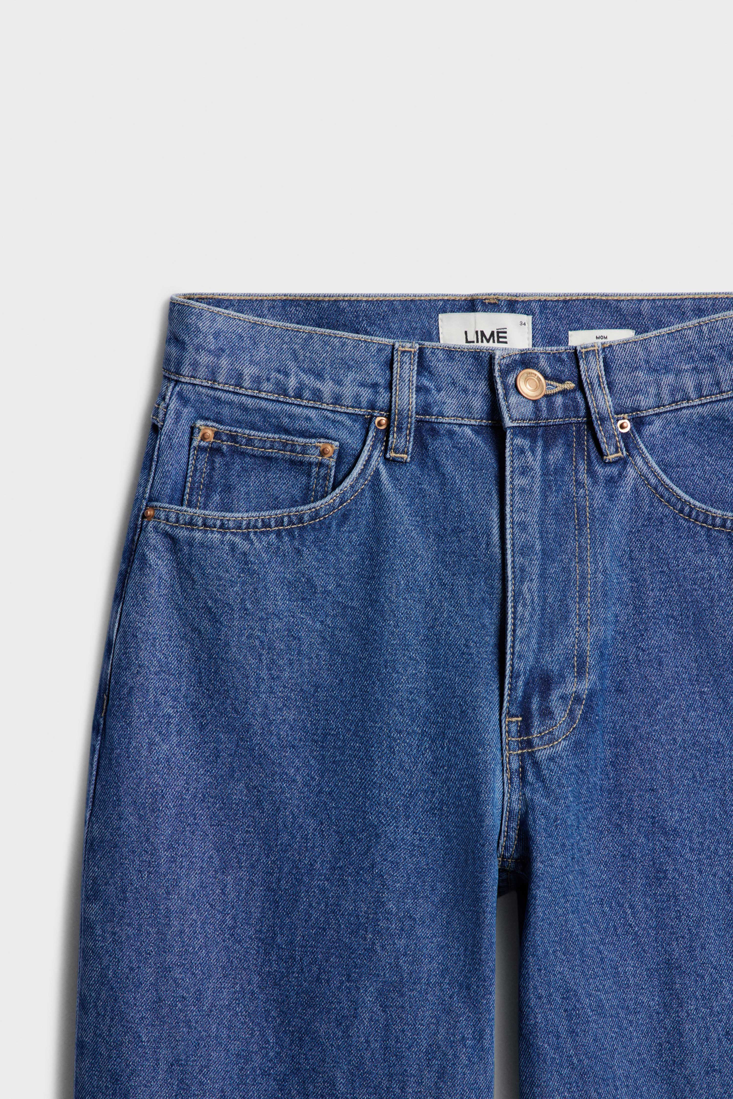 HIGH-WAIST MOM-FIT JEANS - Image 9