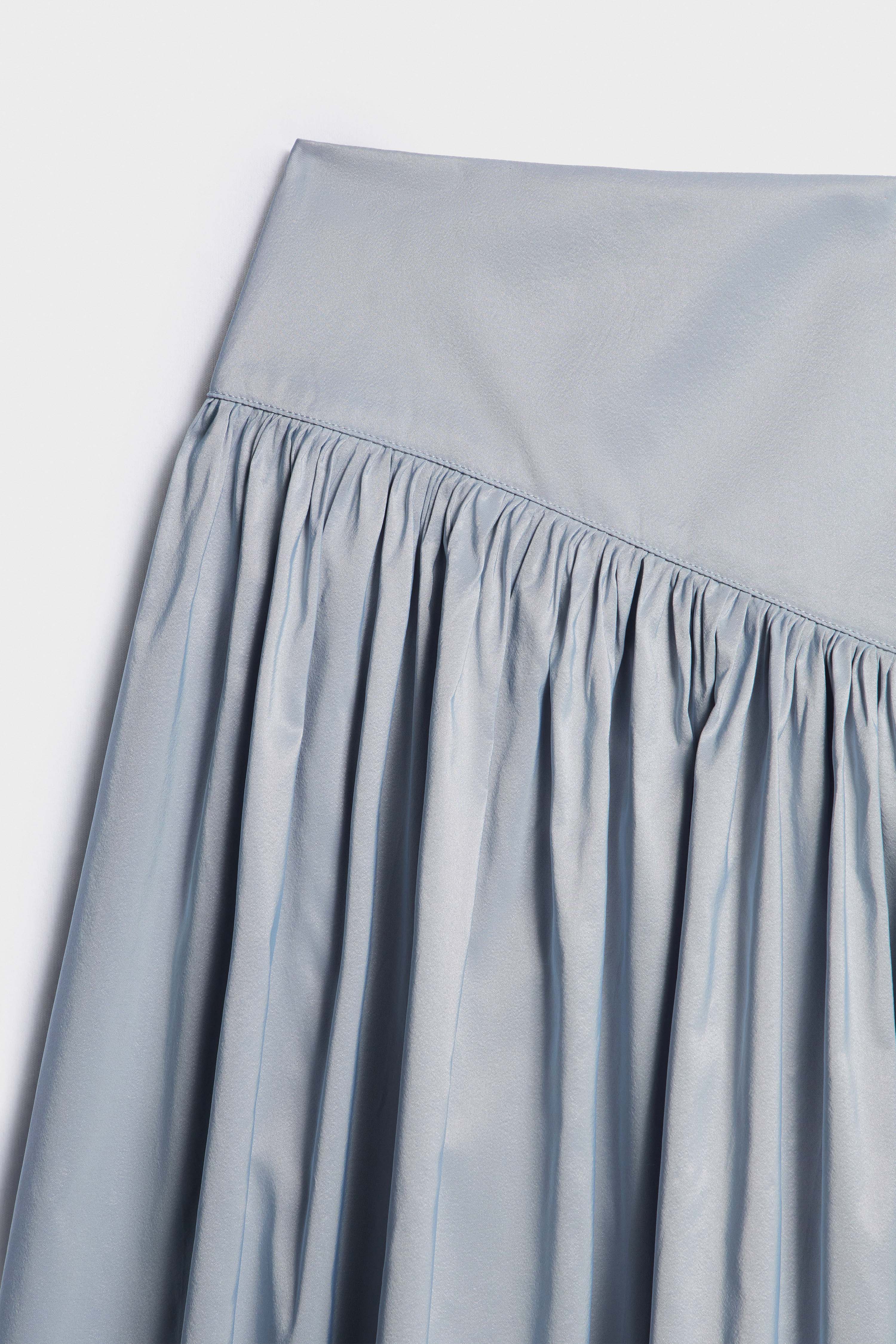 HIGH WAIST SATIN SKIRT - Image 7