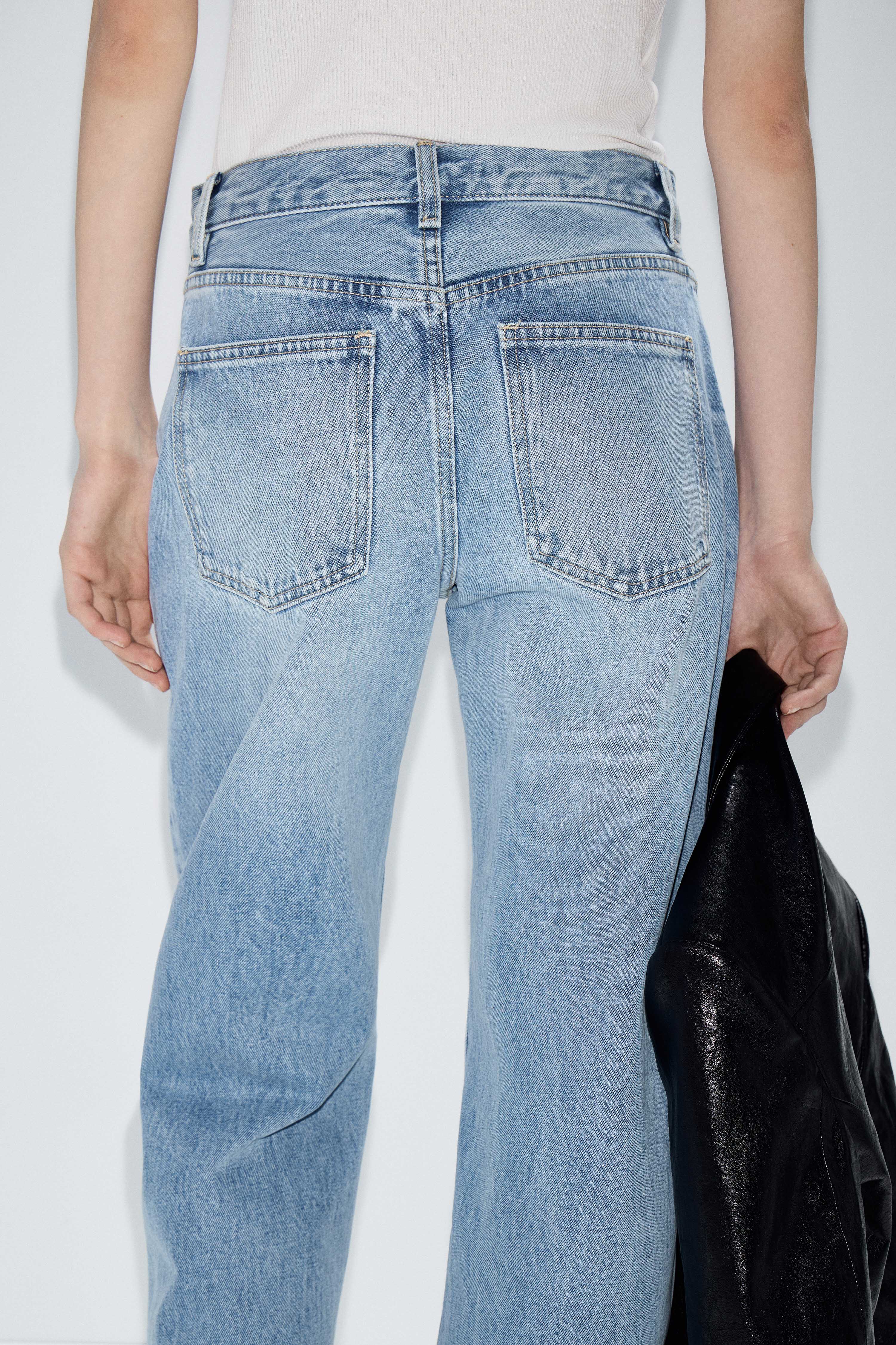 HIGH-WAIST STRAIGHT JEANS - Image 5