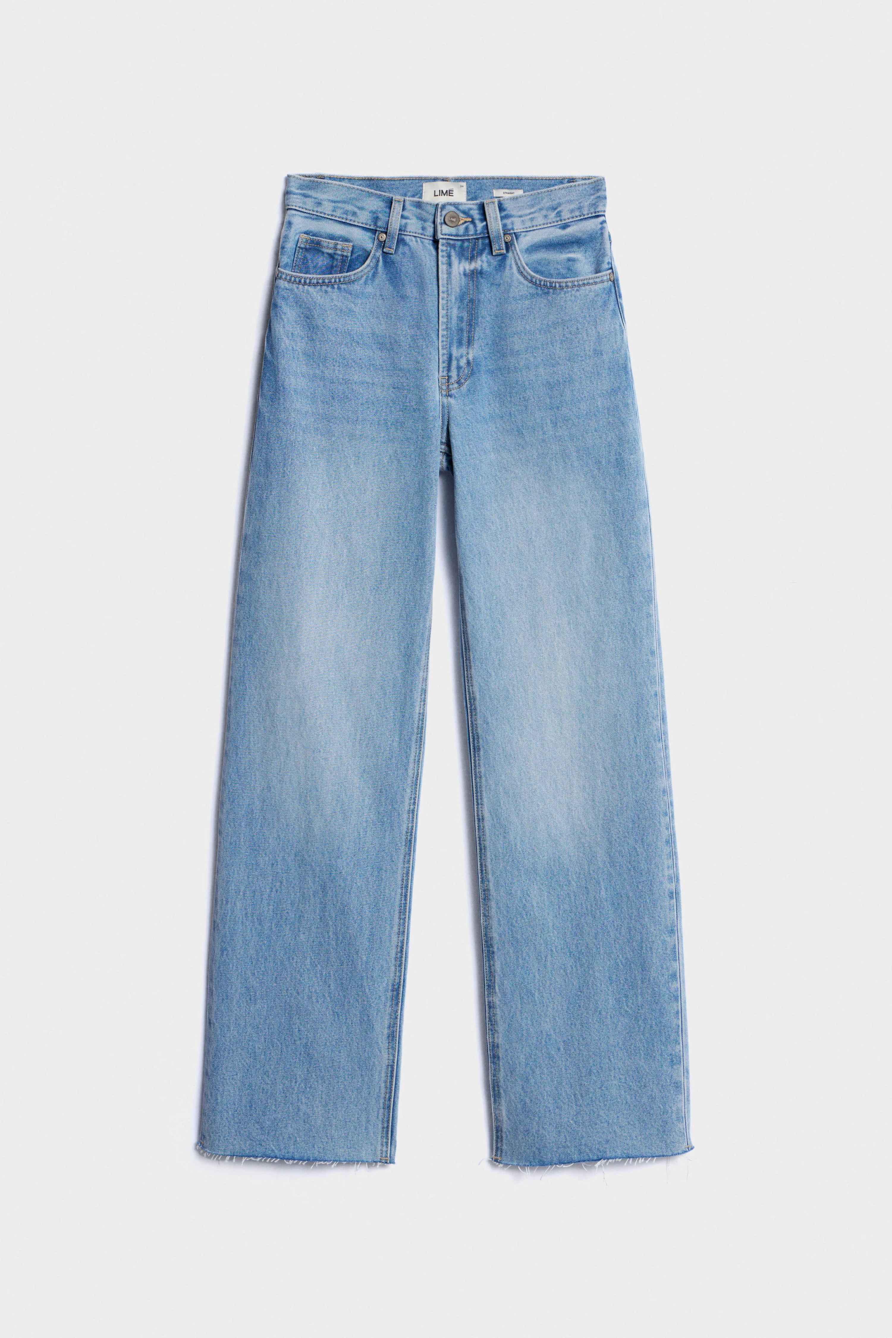 HIGH-WAIST STRAIGHT JEANS - Image 6