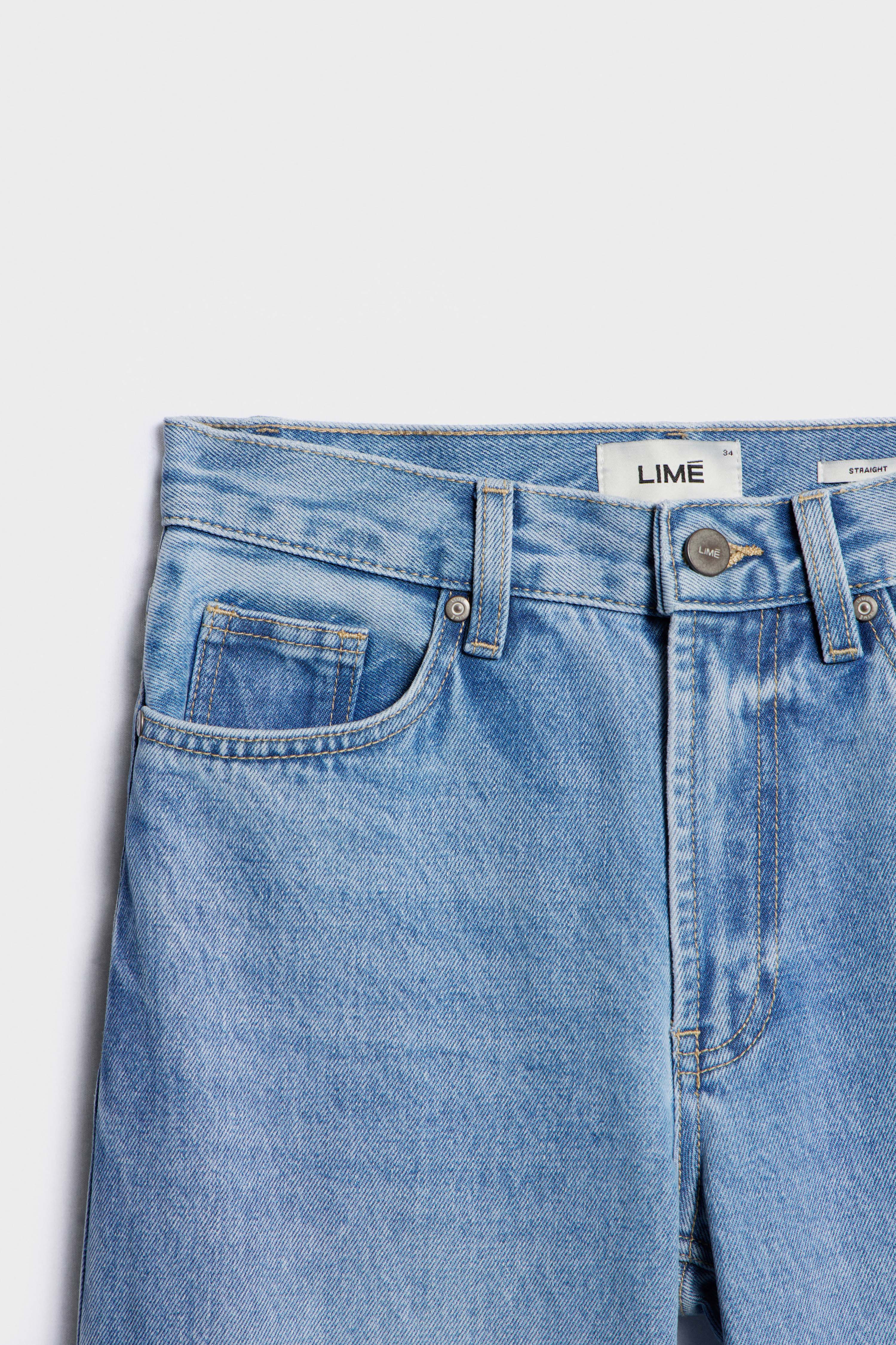 HIGH-WAIST STRAIGHT JEANS - Image 8