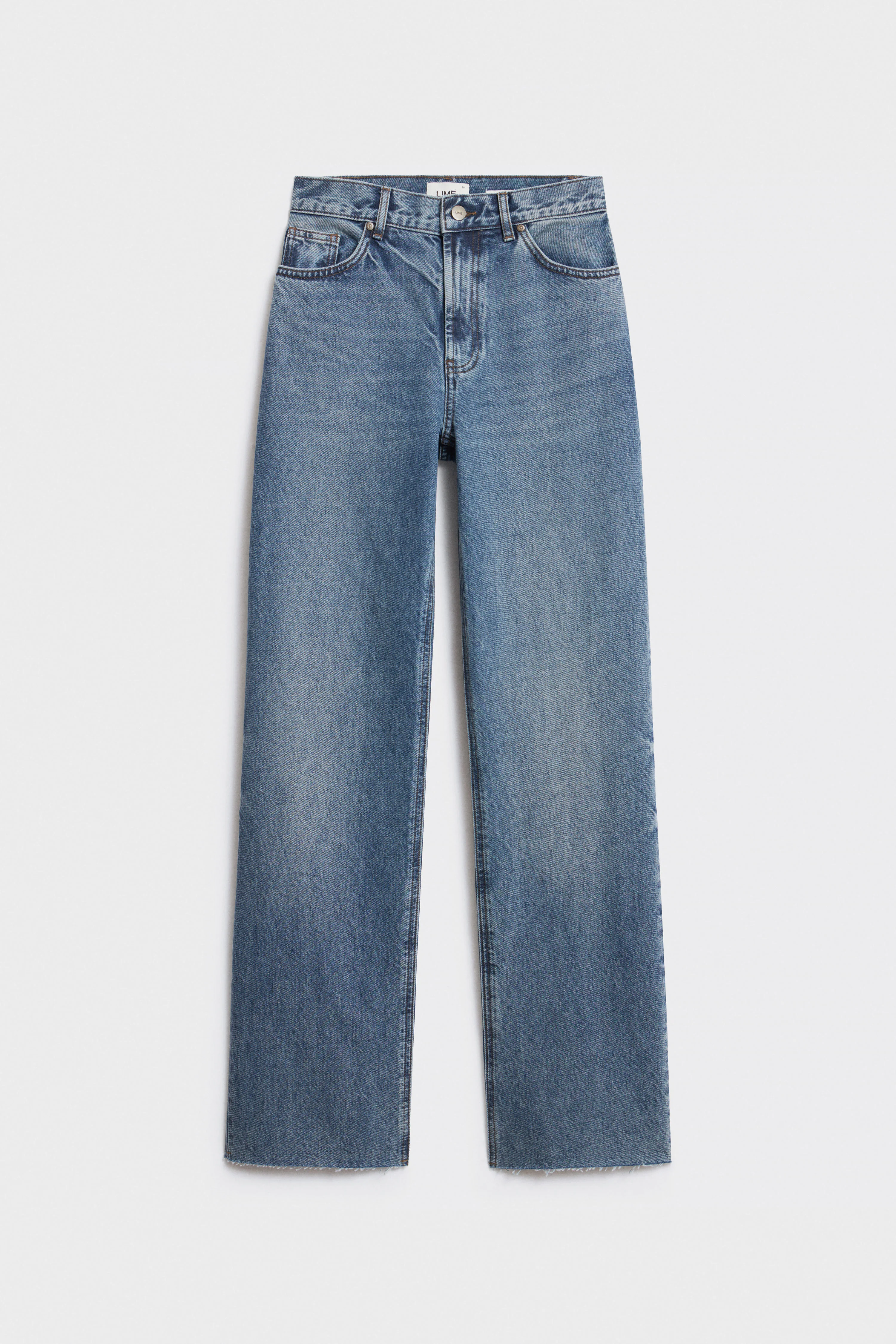 HIGH-WAIST STRAIGHT JEANS - Image 7