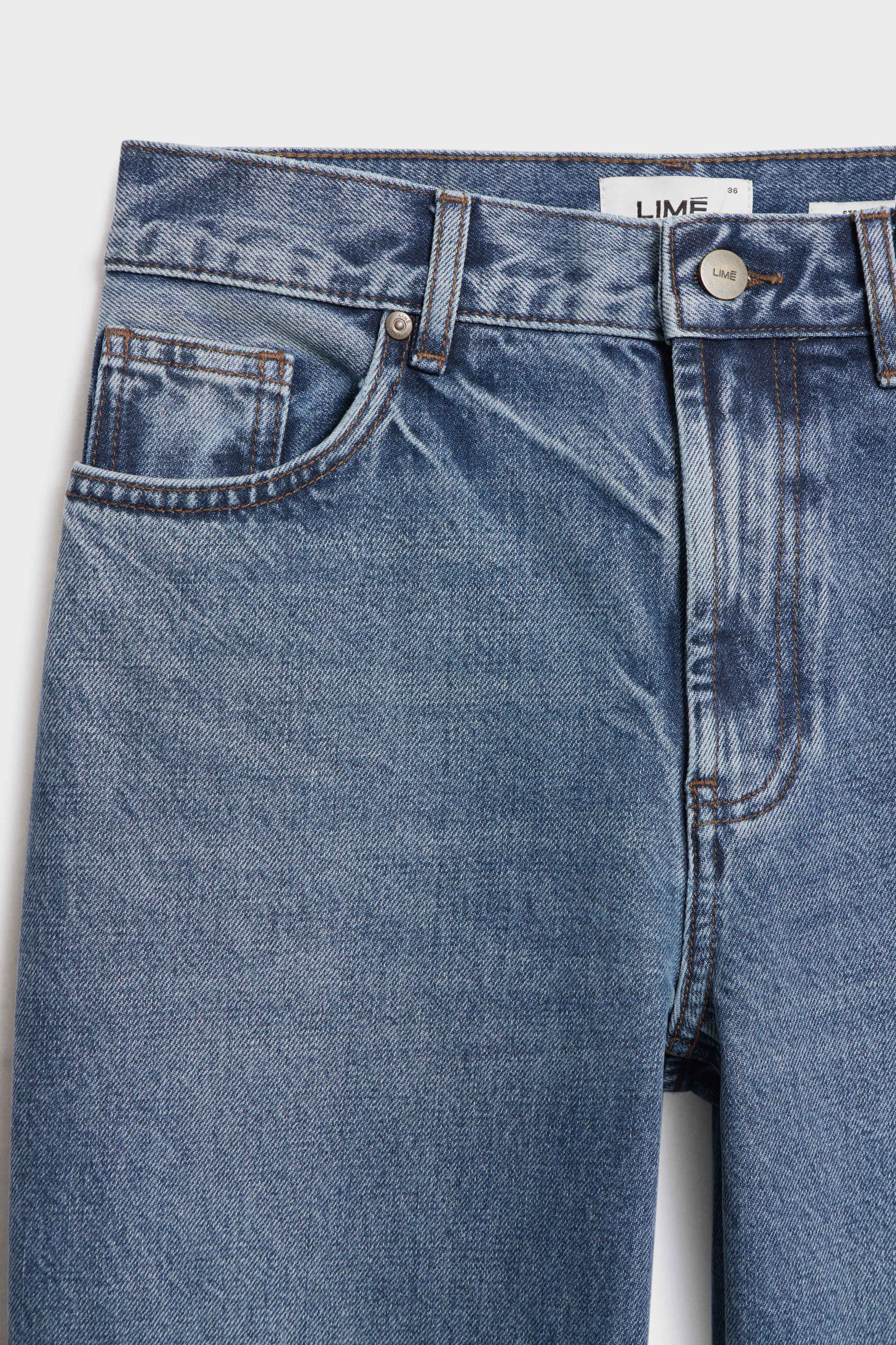 HIGH-WAIST STRAIGHT JEANS - Image 9
