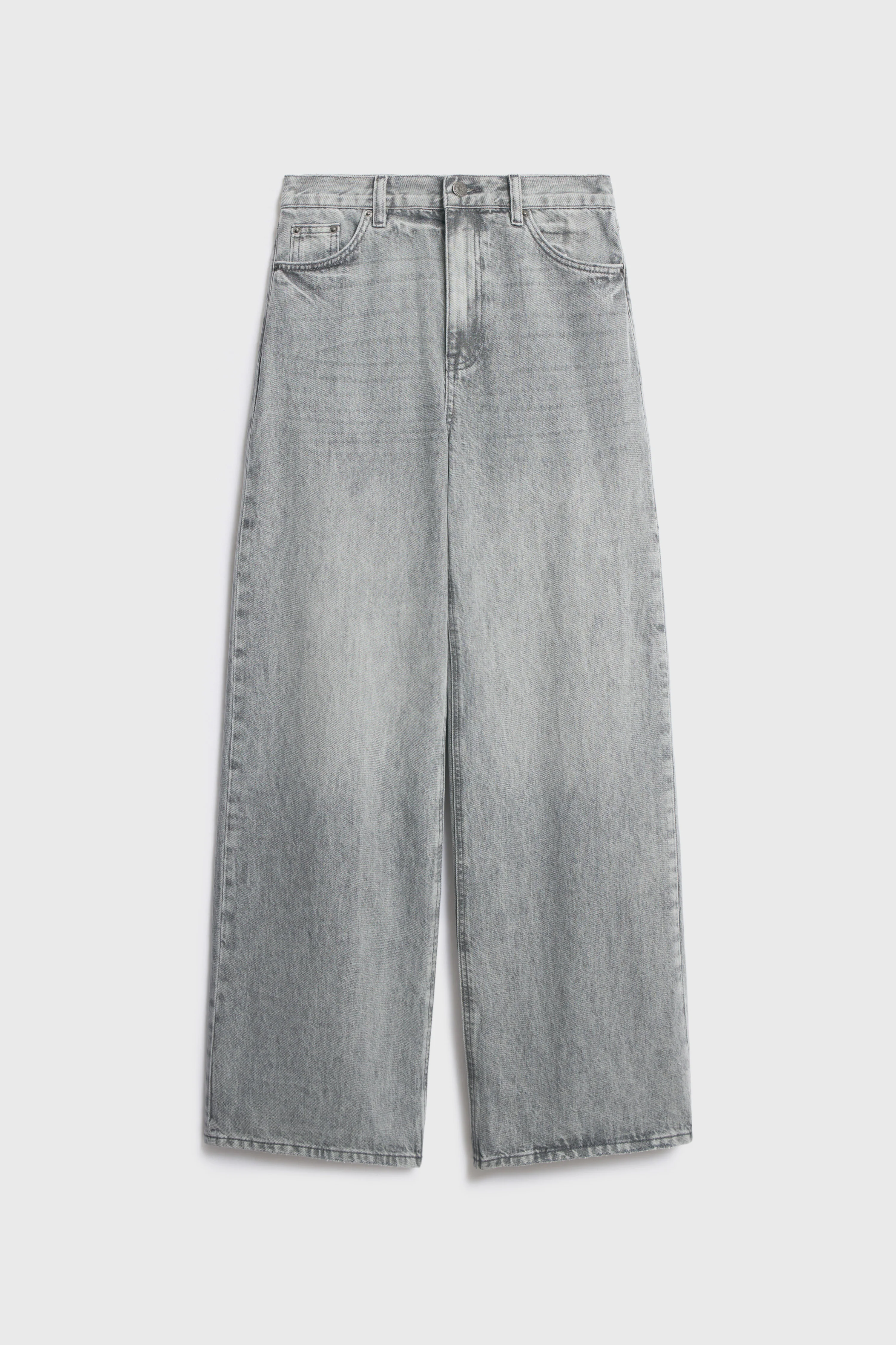 HIGH-WAIST WIDE-LEG JEANS - Image 5