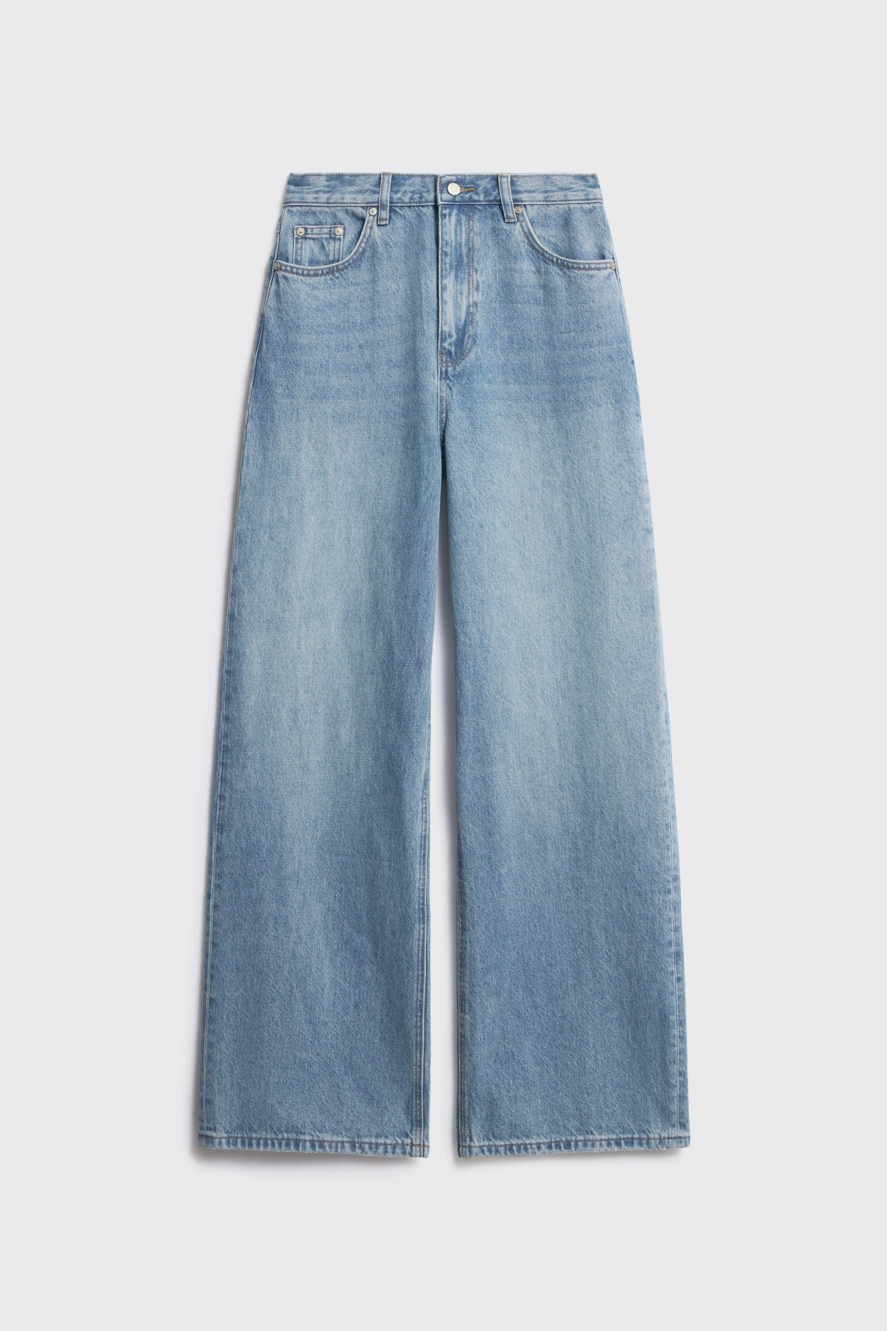 HIGH-WAIST WIDE-LEG JEANS - Image 6
