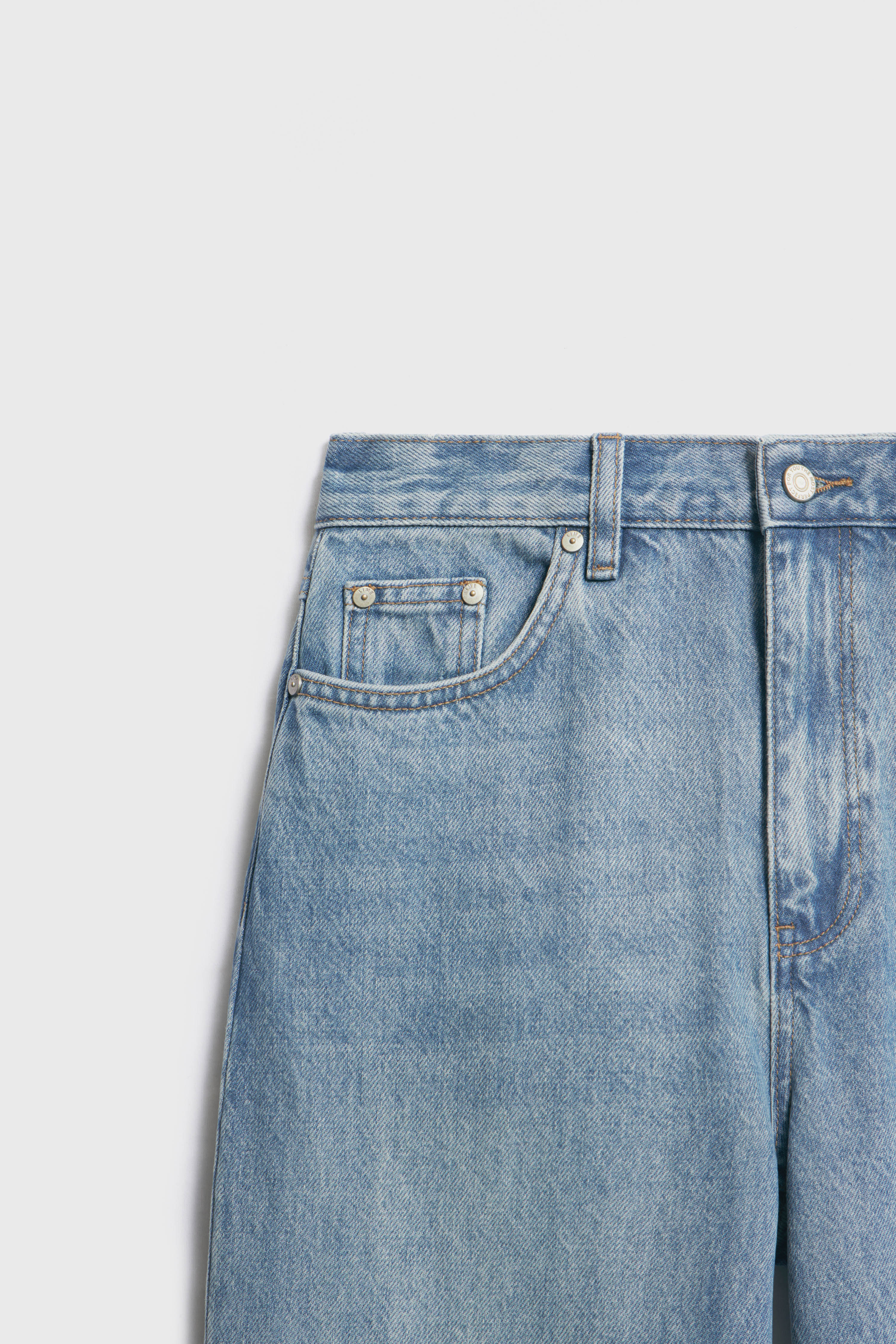 HIGH-WAIST WIDE-LEG JEANS - Image 8