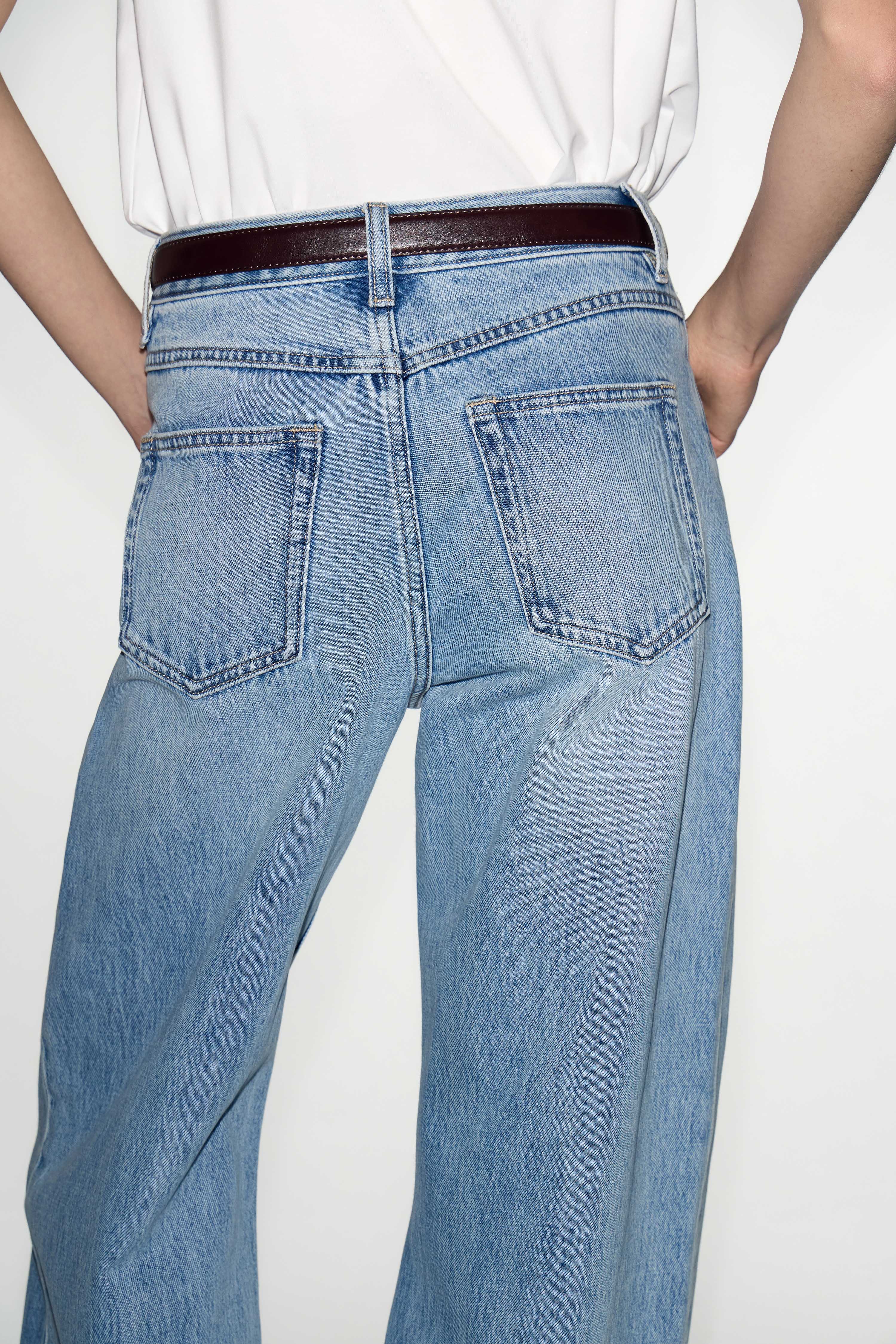 HIGH-WAIST WIDE LEG JEANS - Image 5