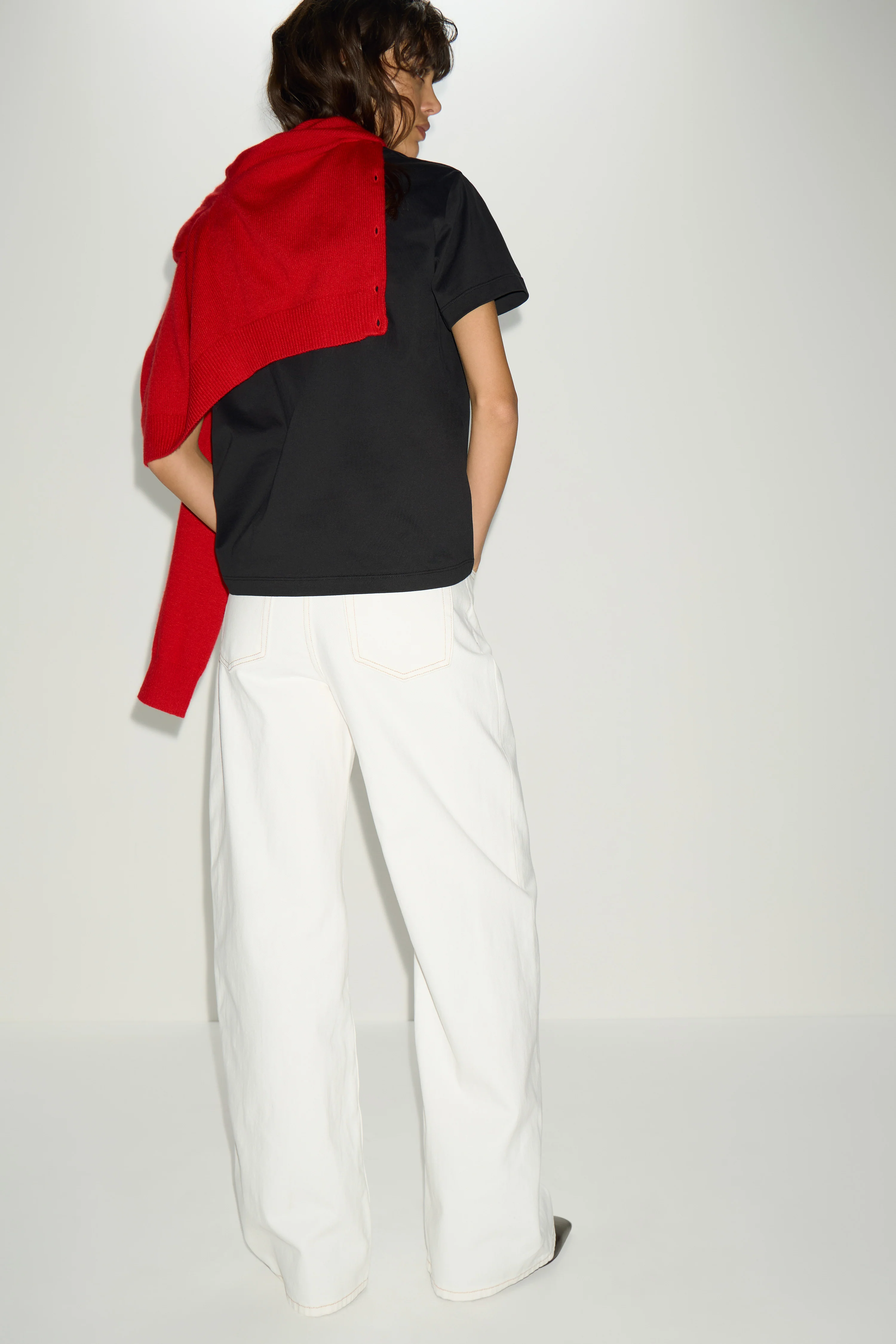 HIGH-WAIST WIDE LEG JEANS - Image 6