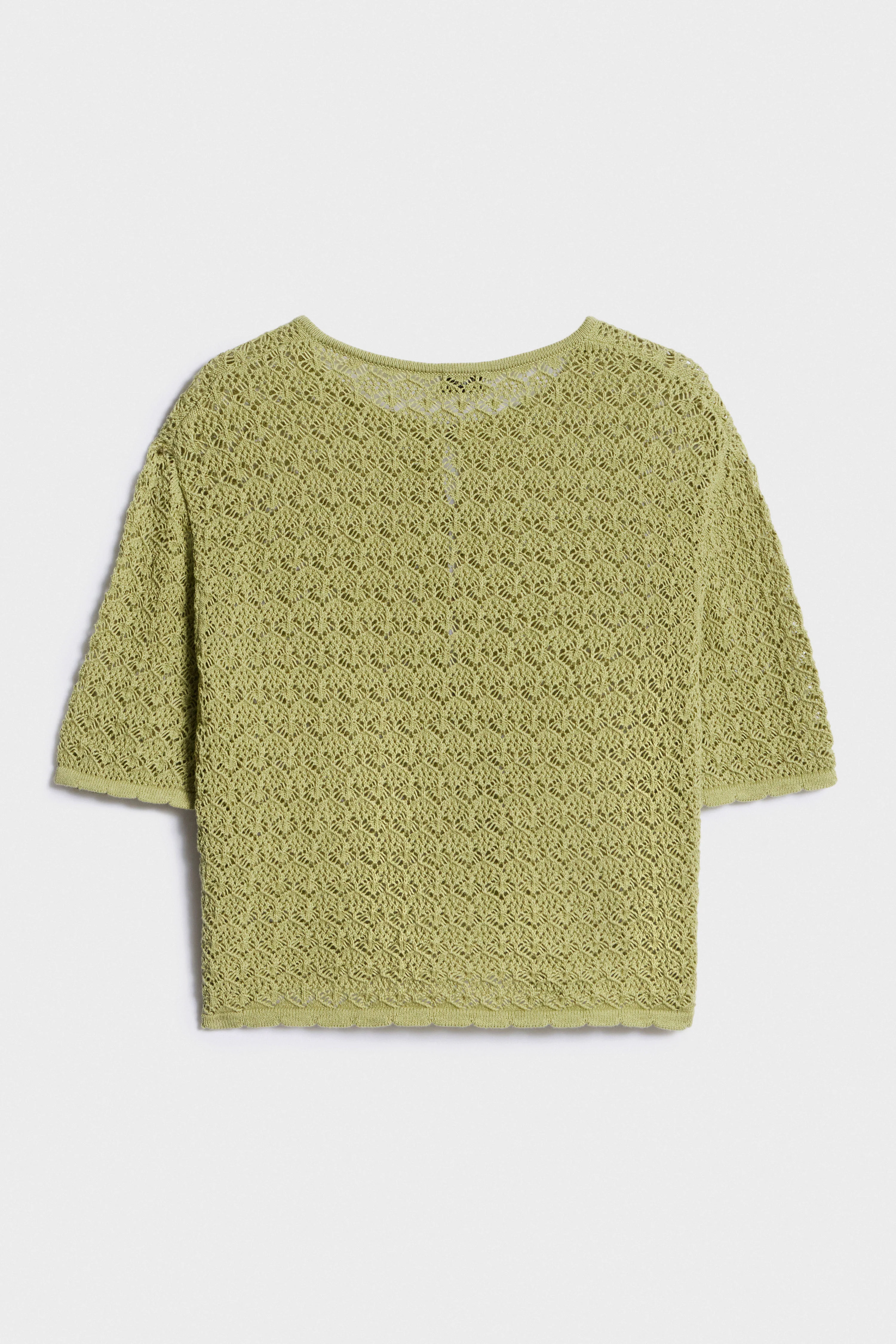 HOLE-KNIT CARDIGAN - Image 2