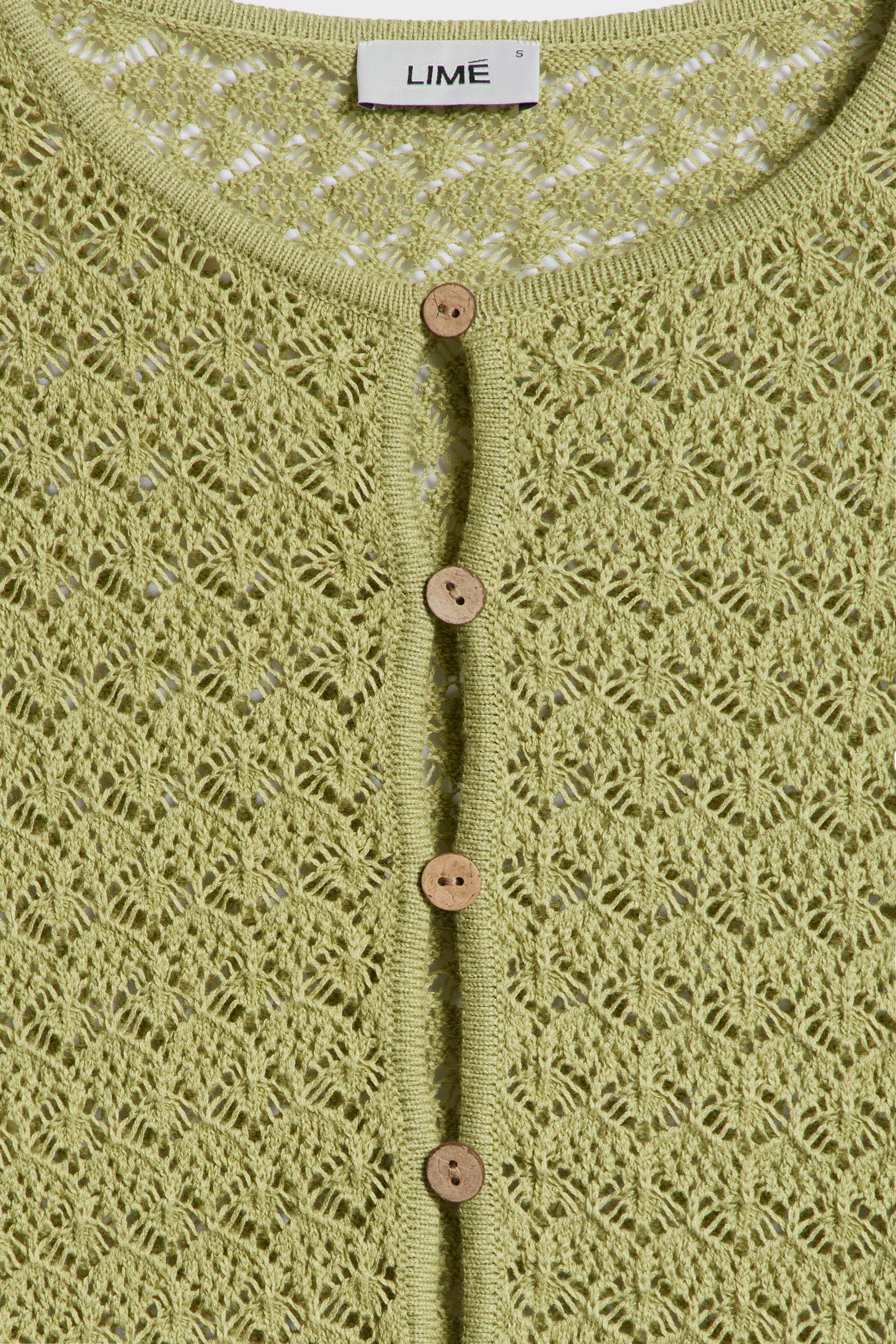HOLE-KNIT CARDIGAN - Image 3