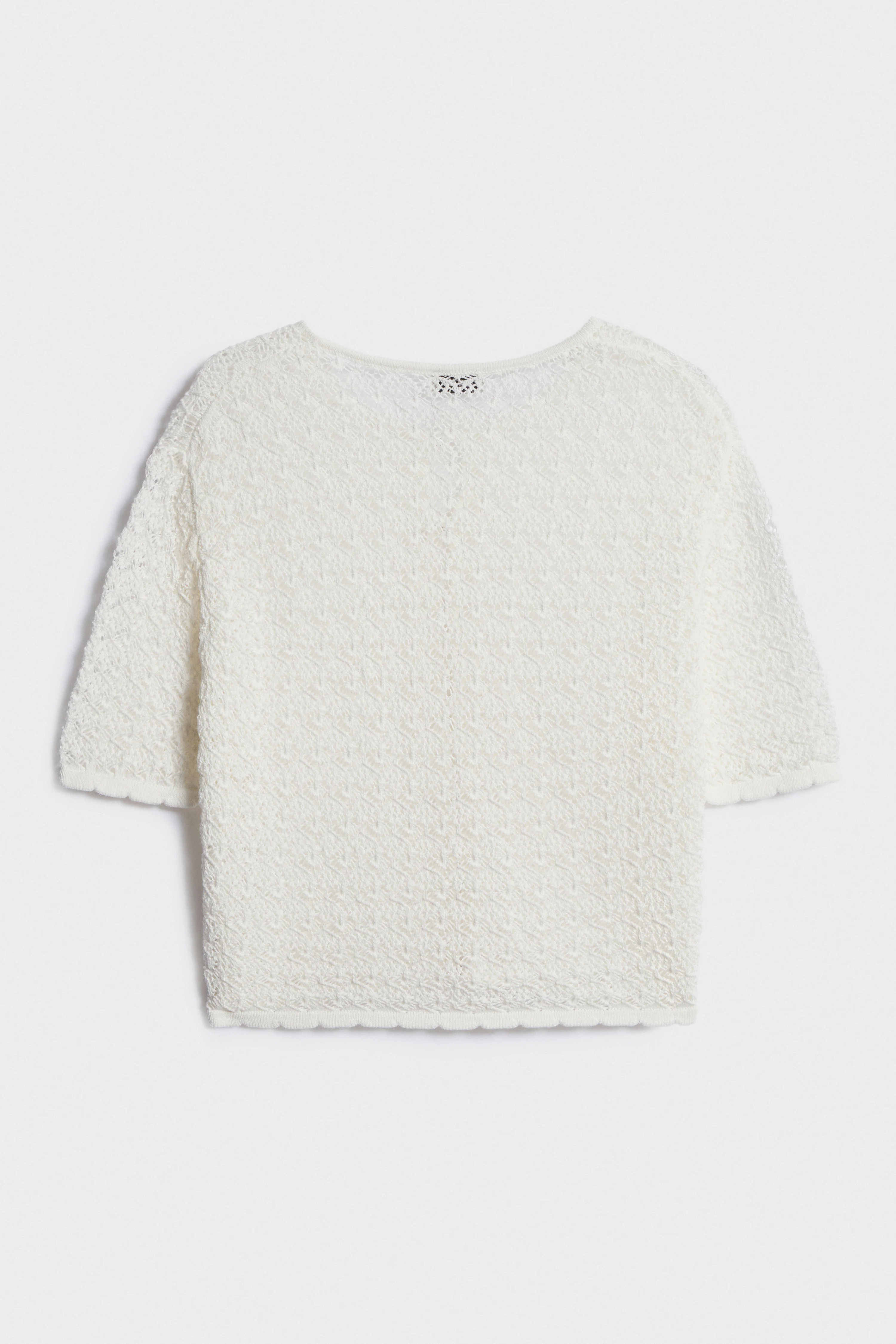 HOLE-KNIT CARDIGAN - Image 2