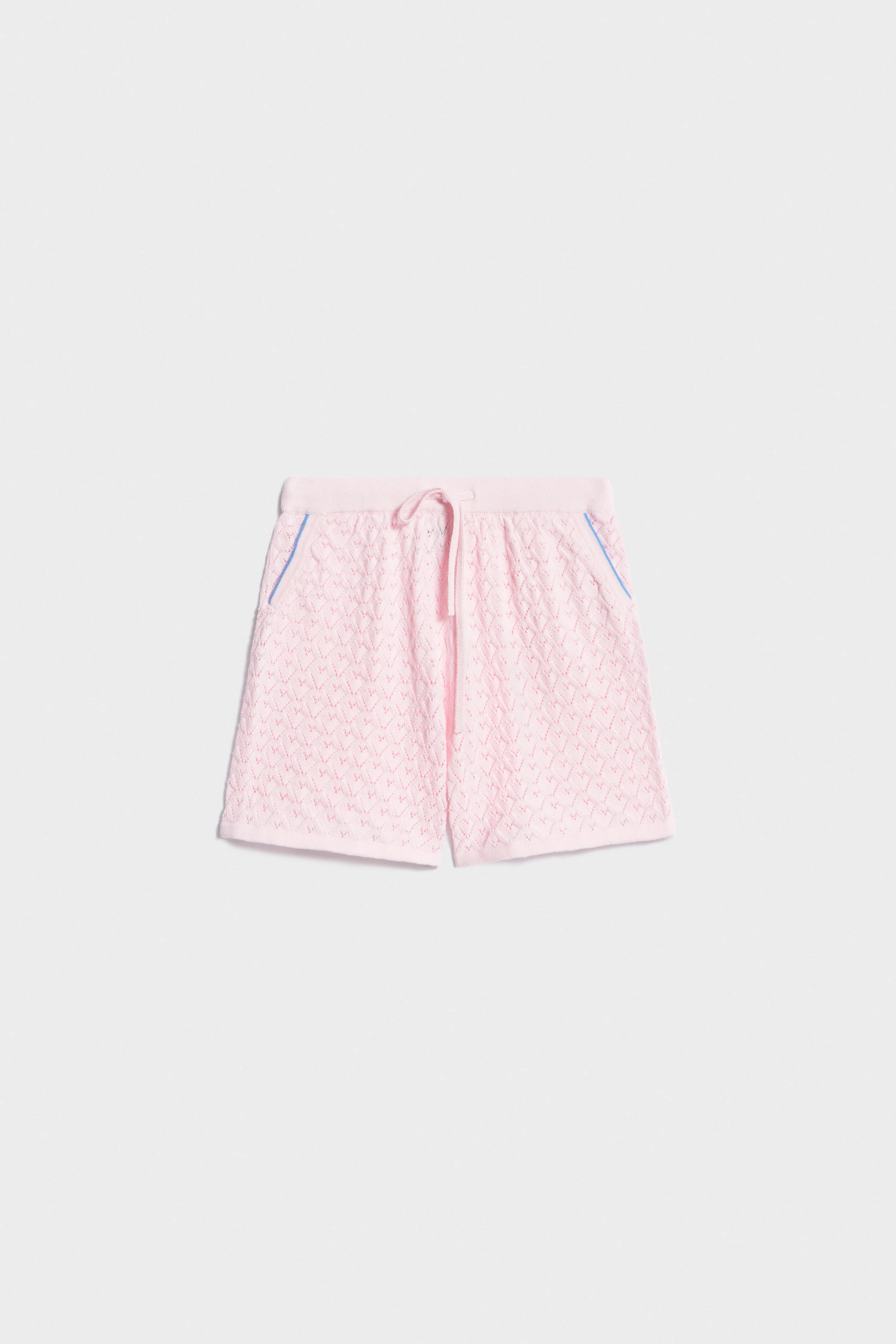 HOLE-KNIT COTTON SHORTS - Image 5