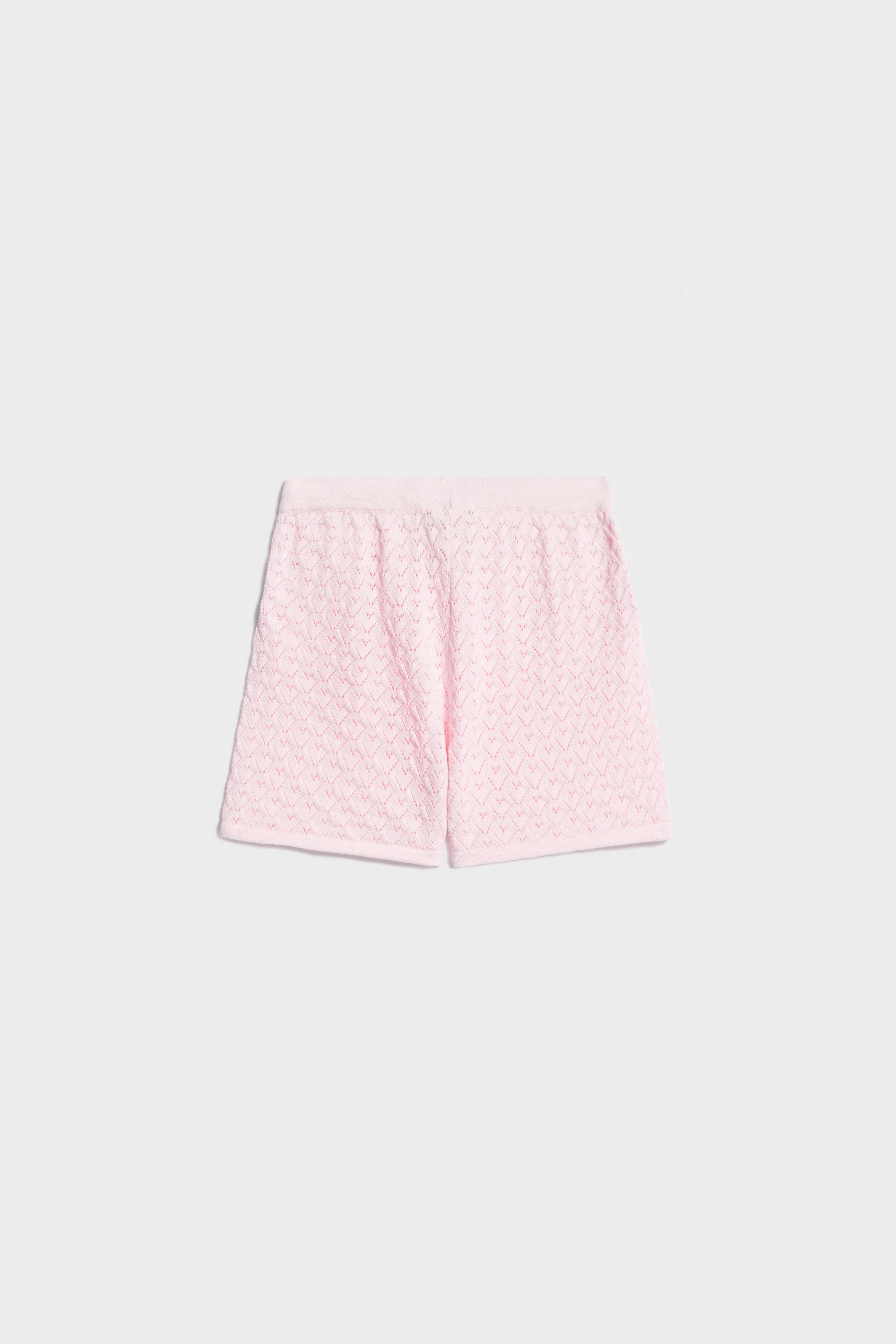 HOLE-KNIT COTTON SHORTS - Image 6