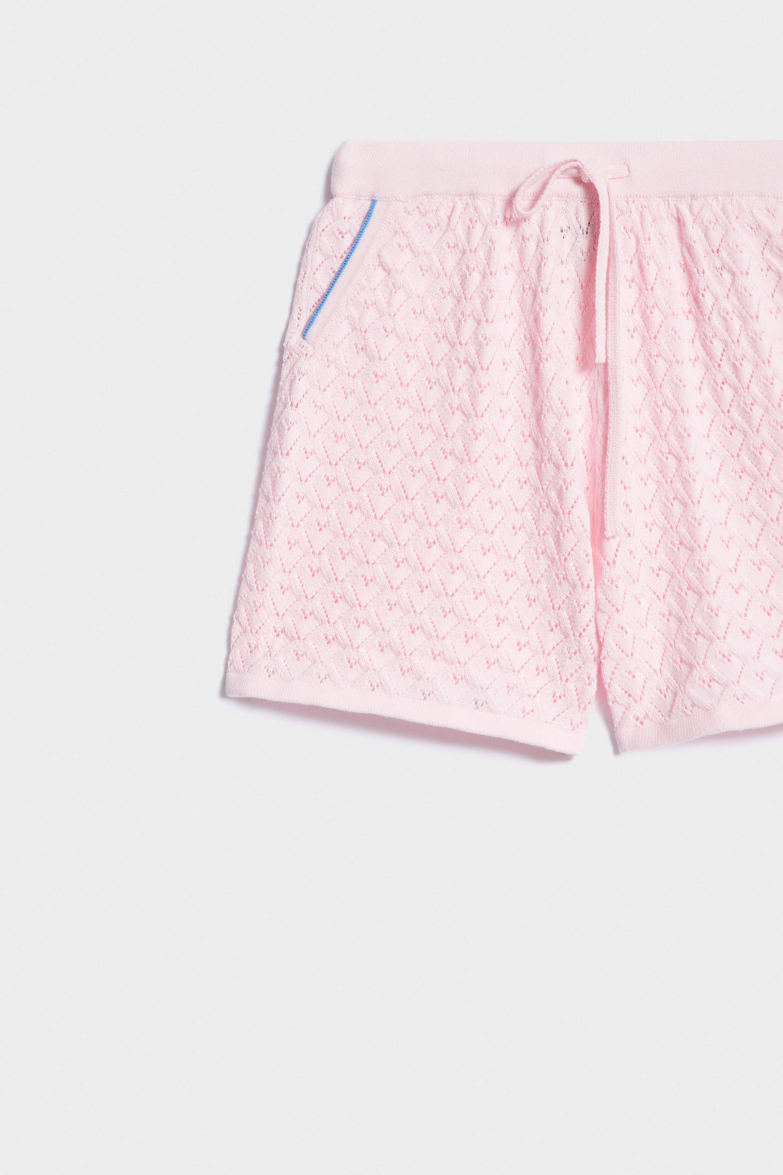 HOLE-KNIT COTTON SHORTS - Image 7