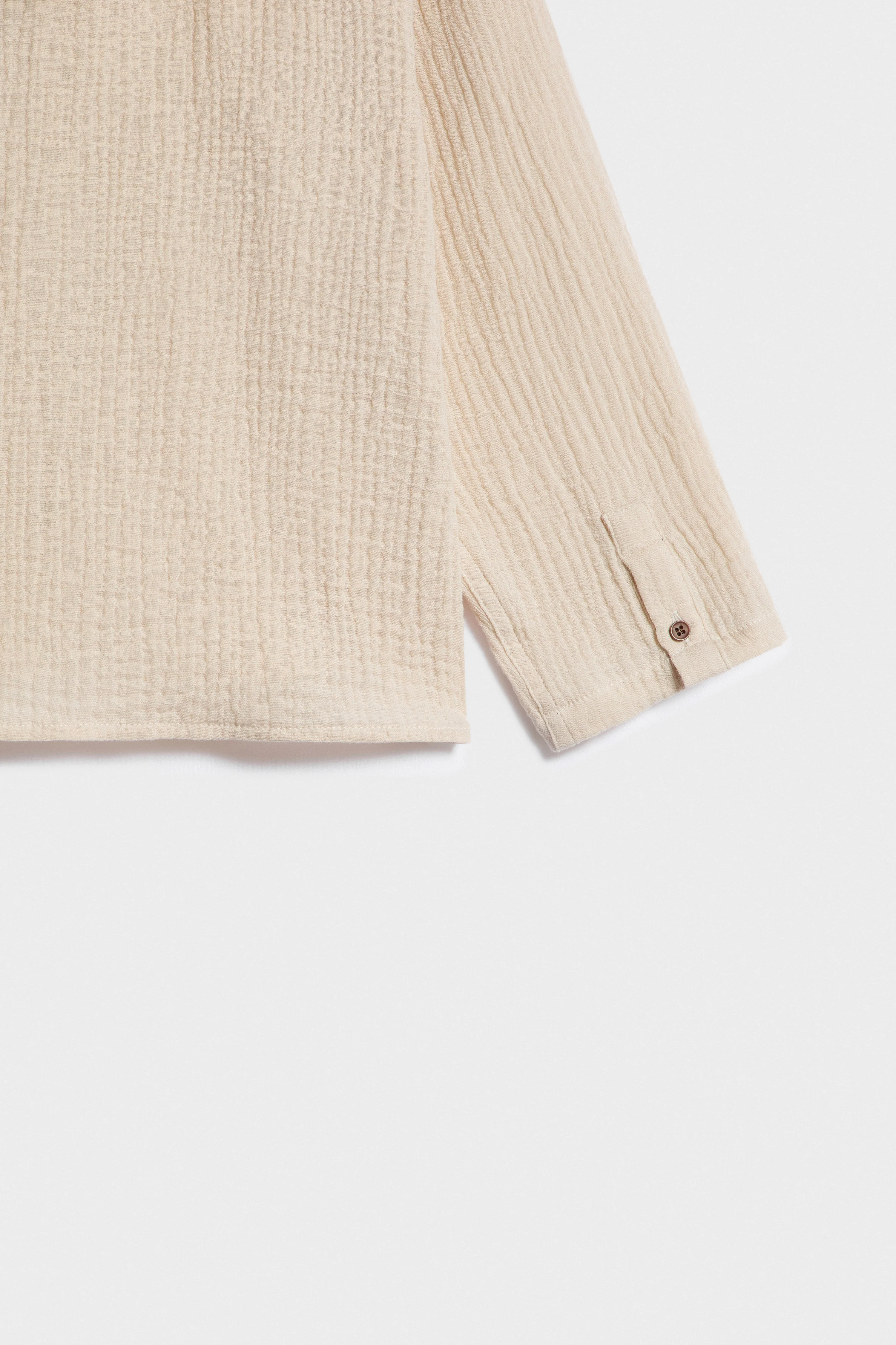 HOODED COTTON MUSLIN SHIRT - Image 7