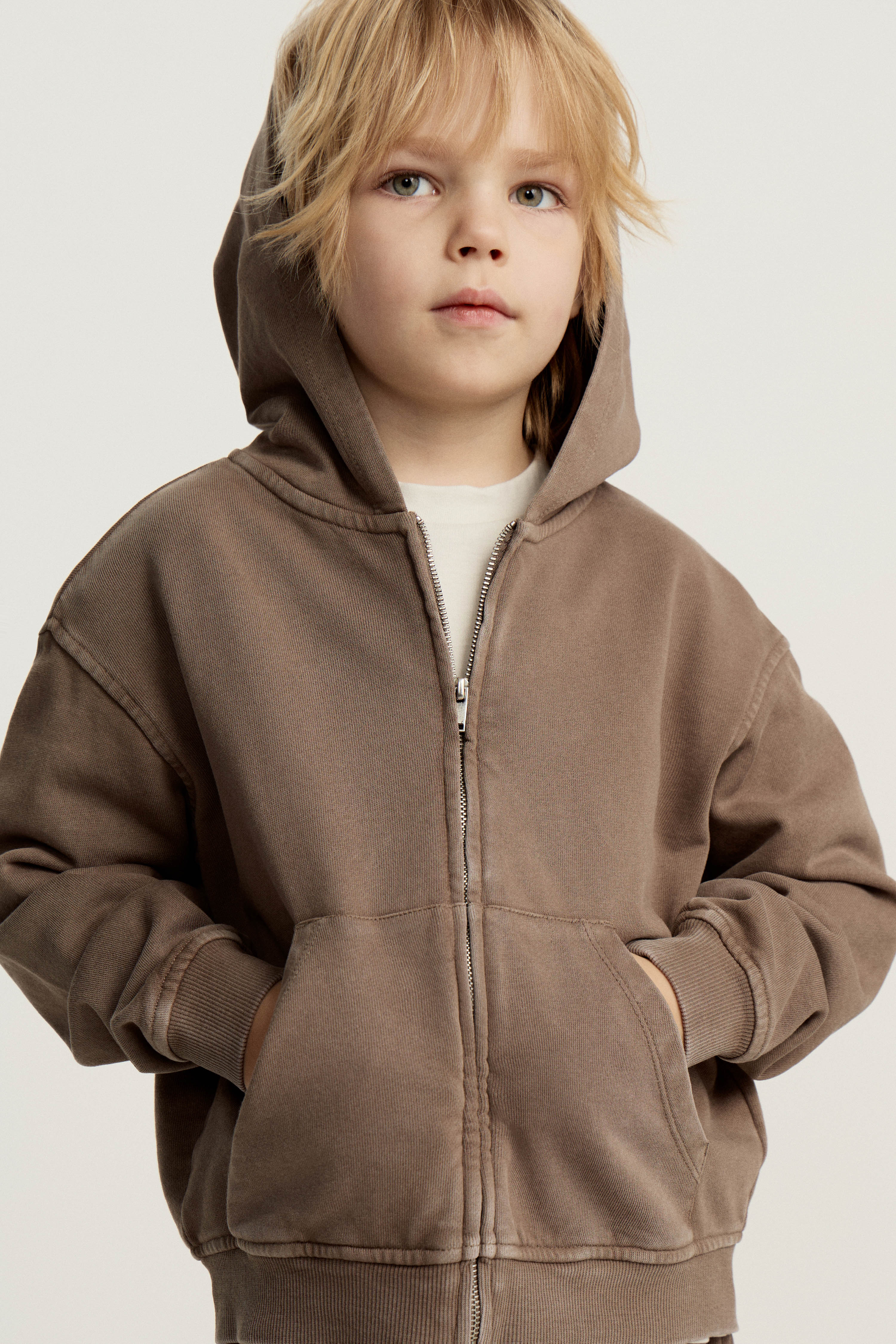 HOODED COTTON SWEATSHIRT