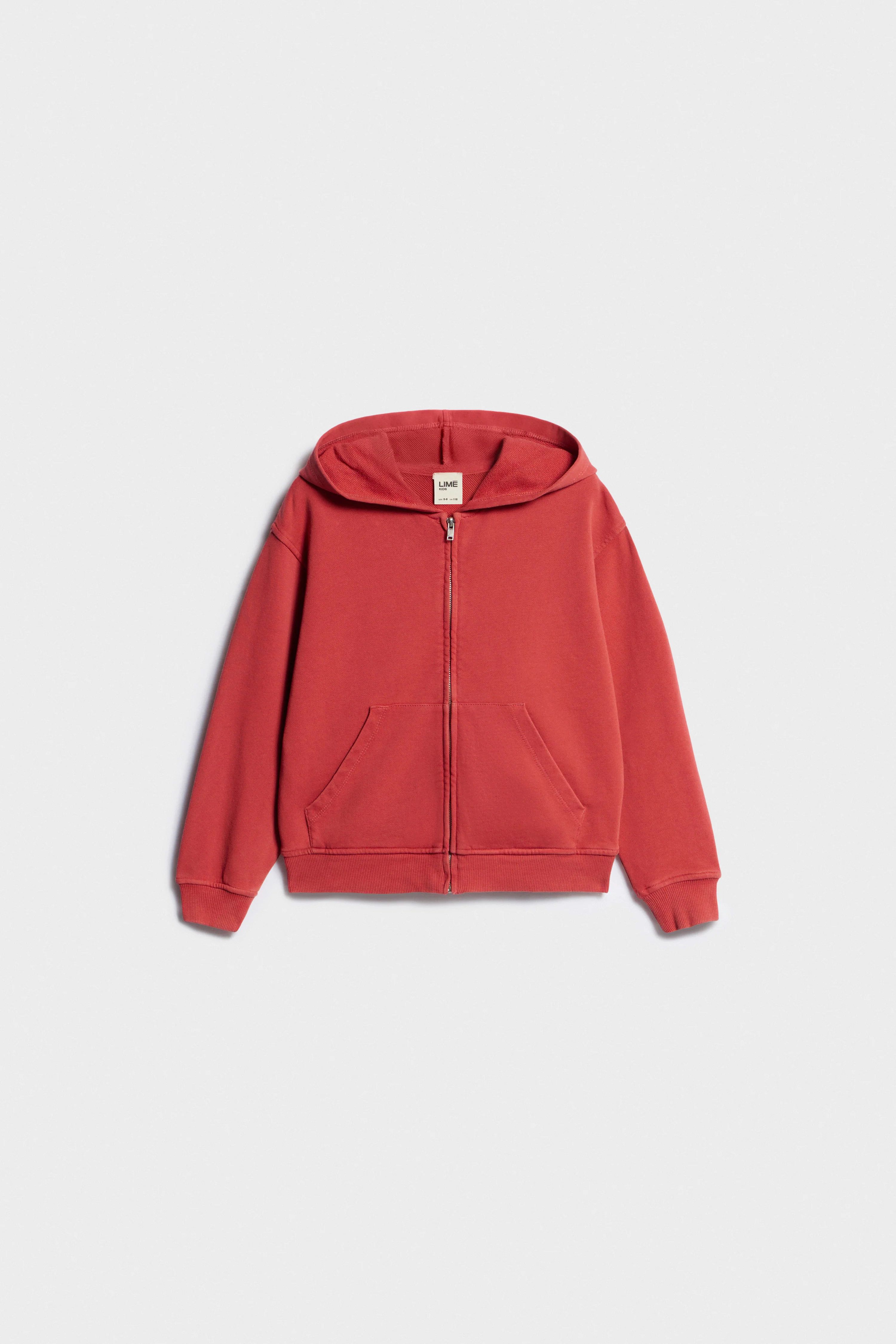 HOODED COTTON SWEATSHIRT