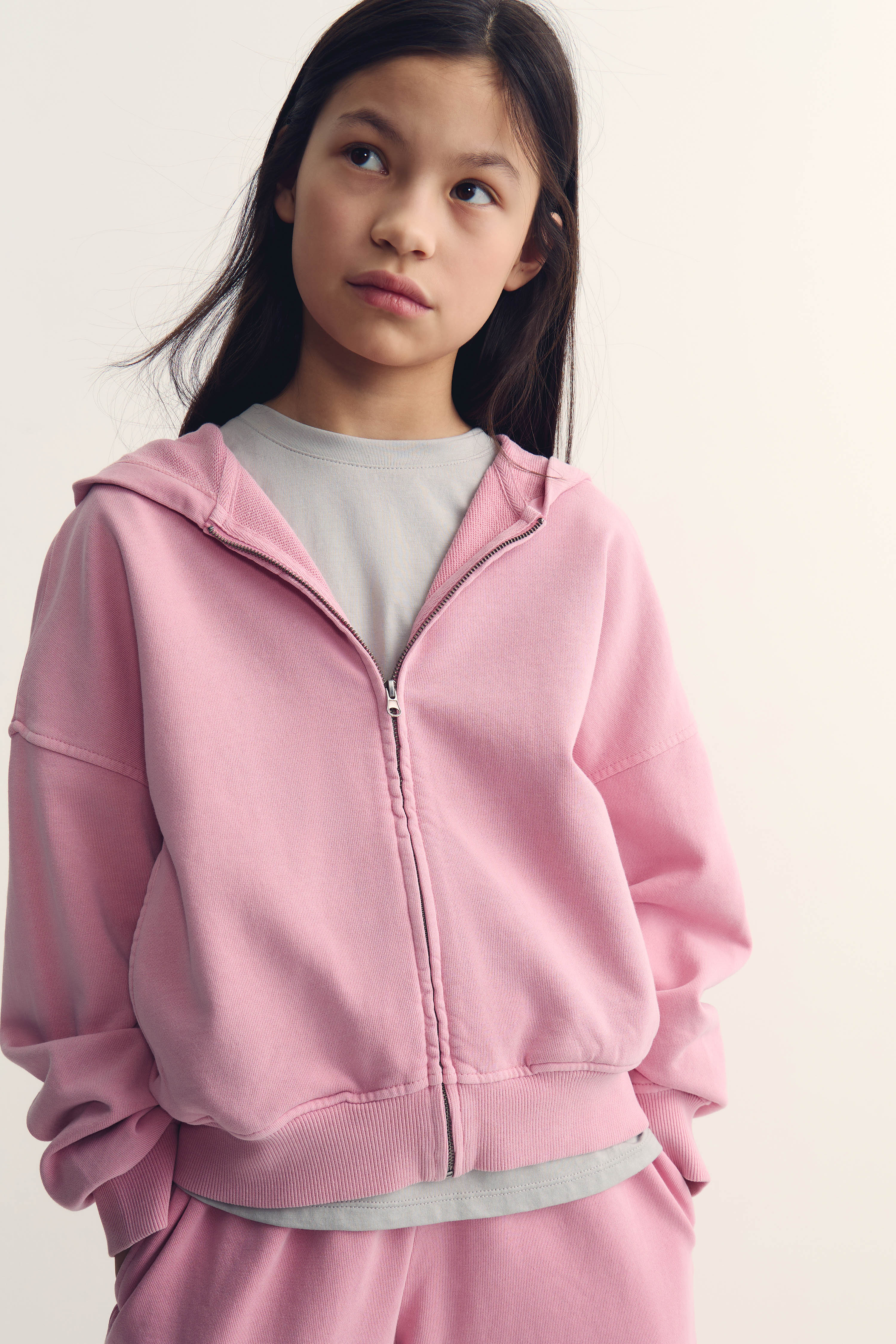 HOODED ZIP-UP SWEATSHIRT - Image 3