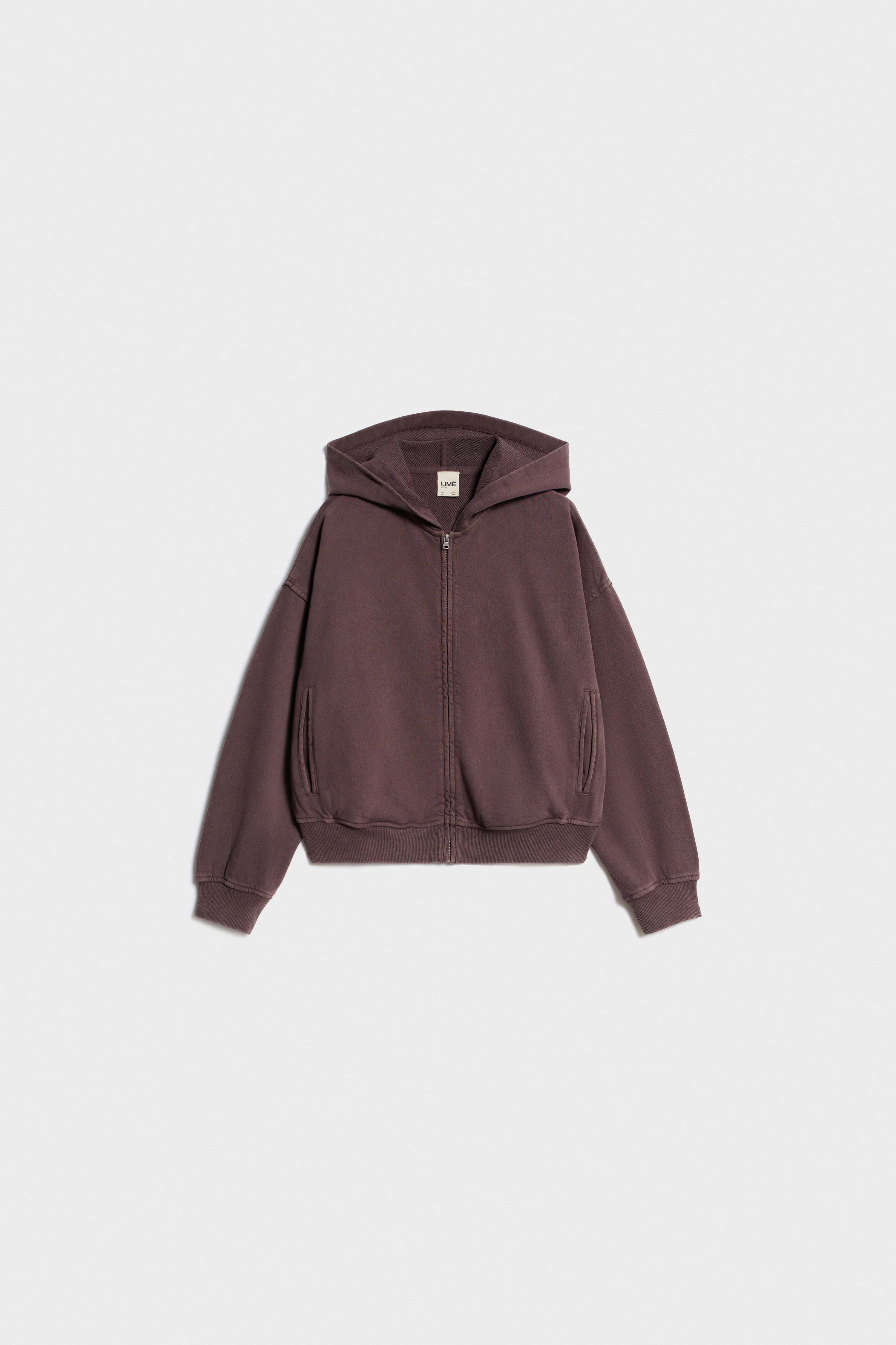 HOODED ZIP-UP SWEATSHIRT - Image 5