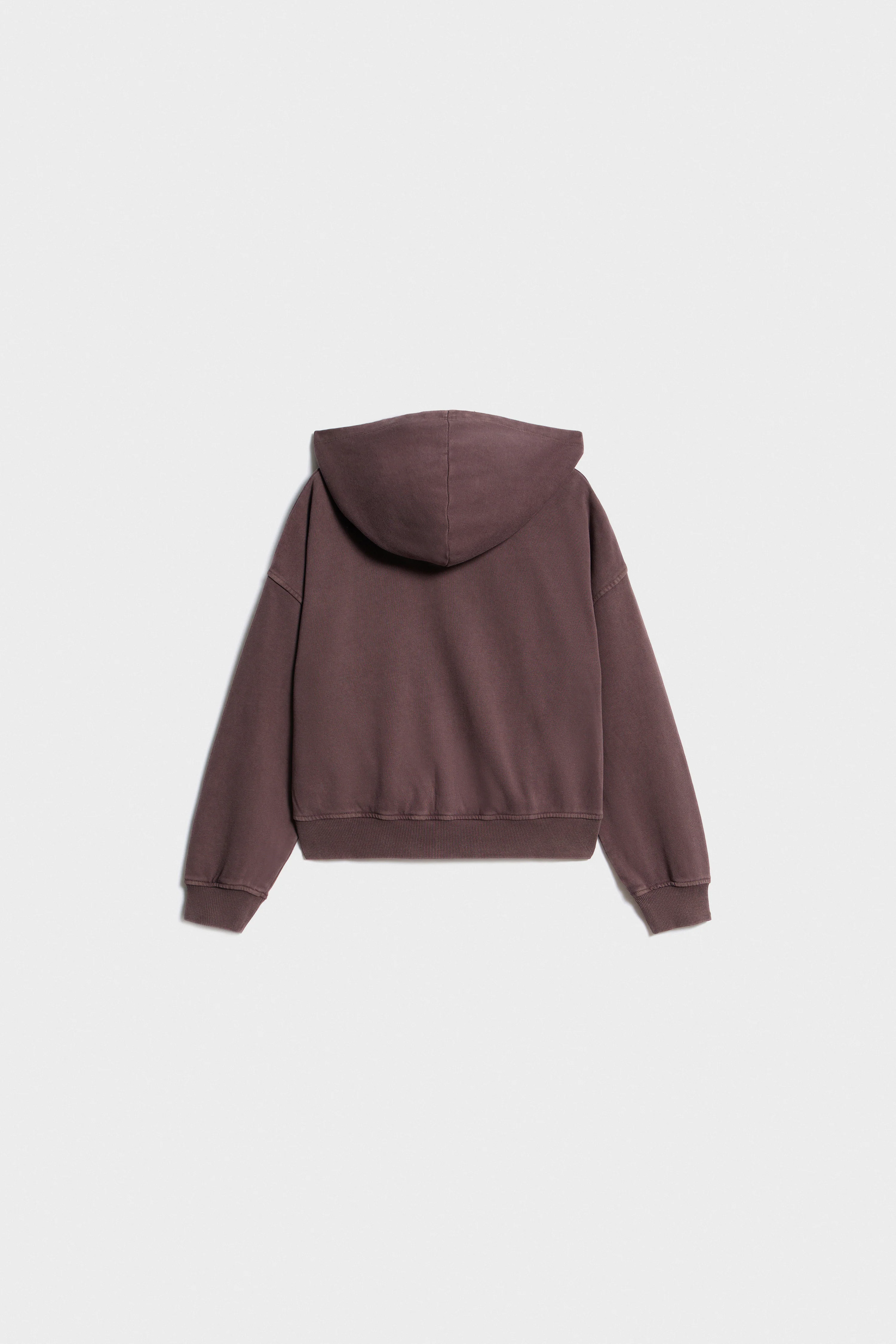 HOODED ZIP-UP SWEATSHIRT - Image 6
