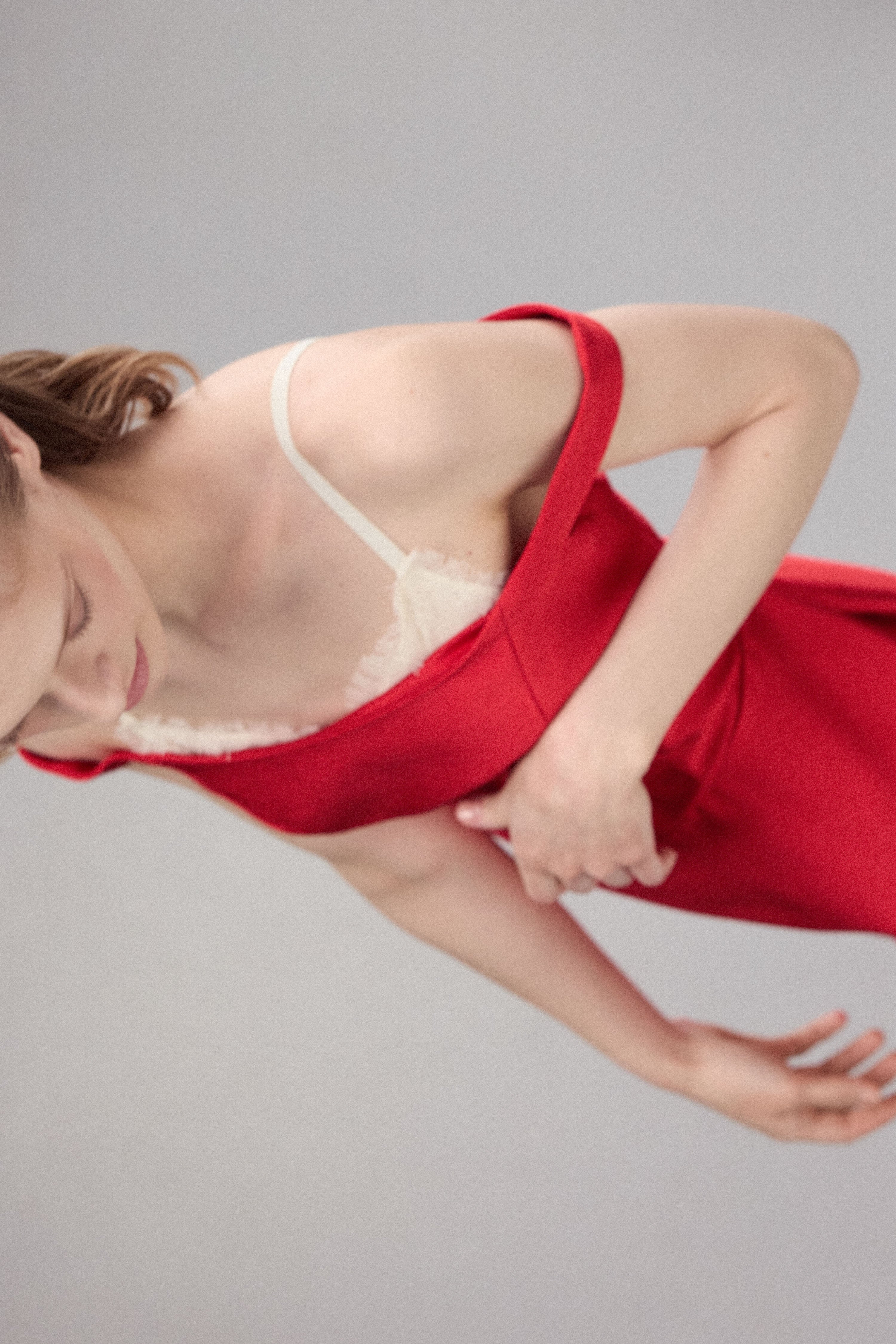 HOURGLASS SATIN DRESS - Image 3