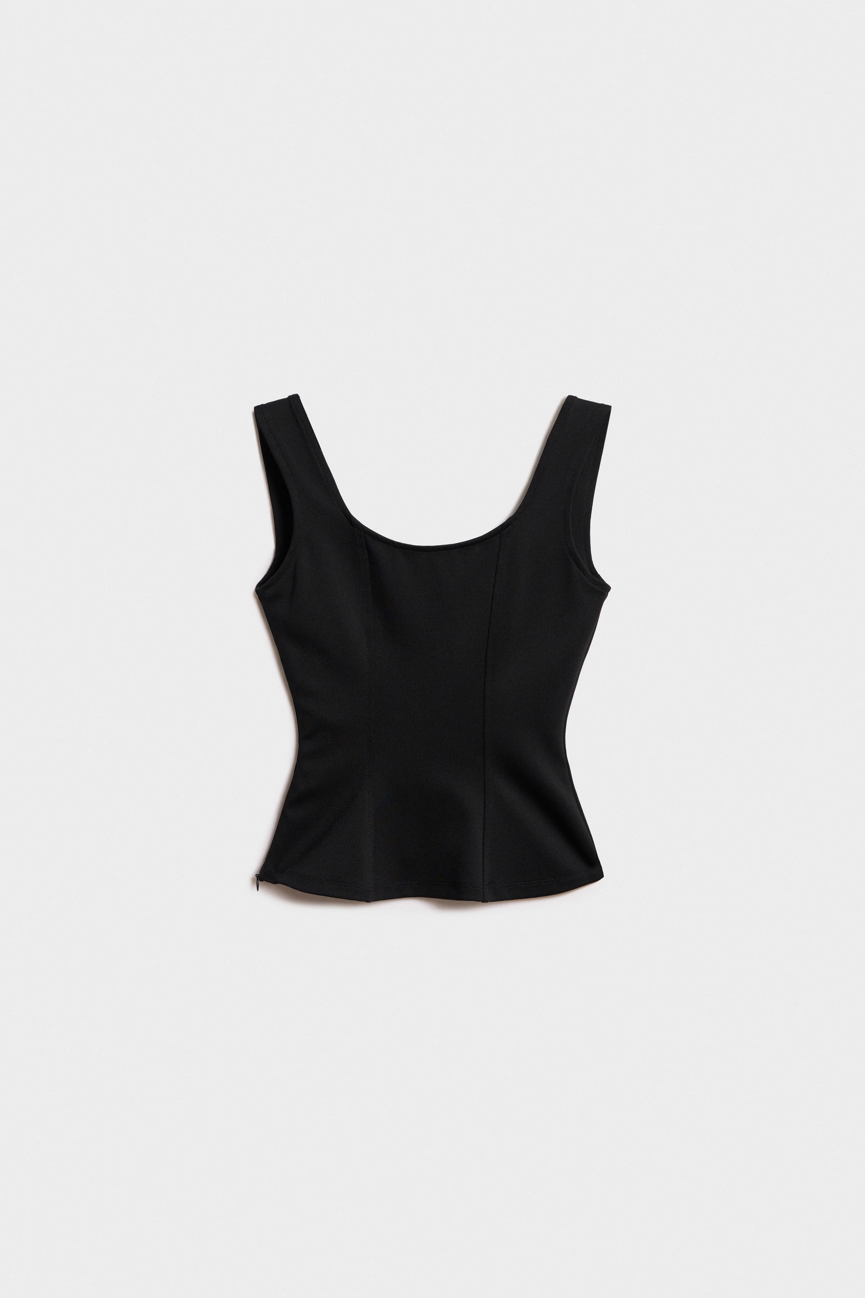 INTERLOCK AND LACE TOP - Image 5
