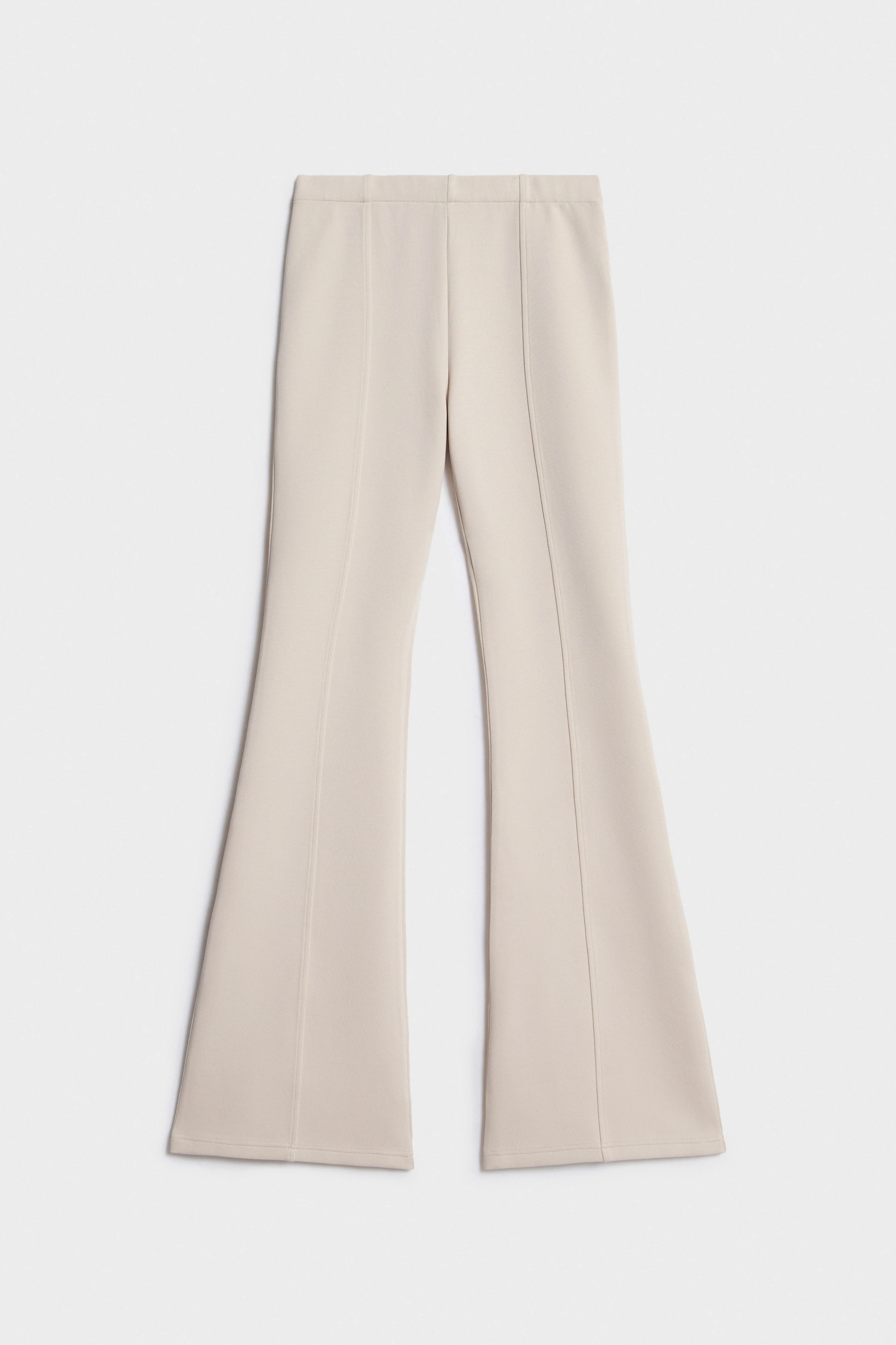 INTERLOCK FLARED TROUSERS - Image 4