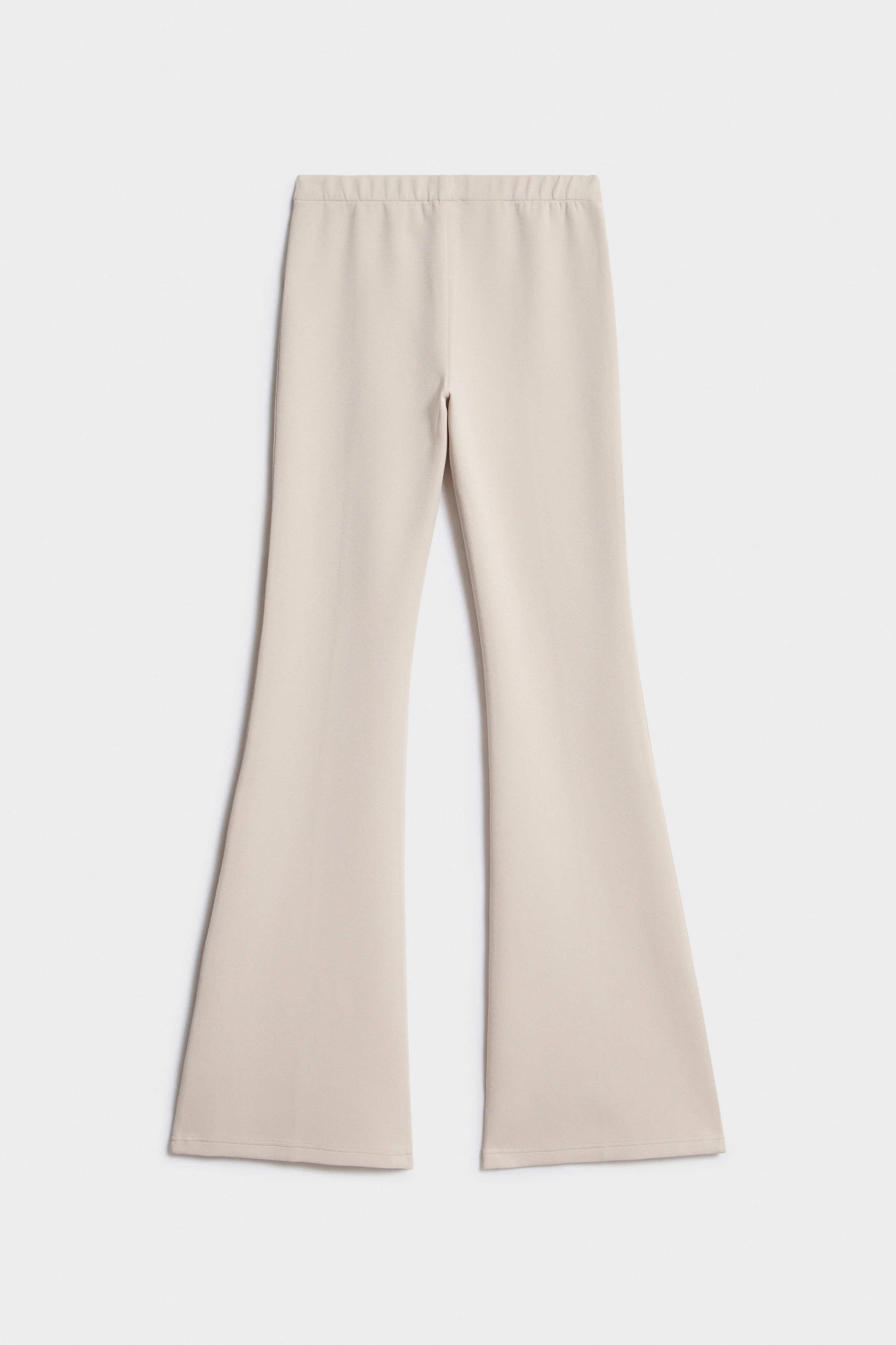 INTERLOCK FLARED TROUSERS - Image 5