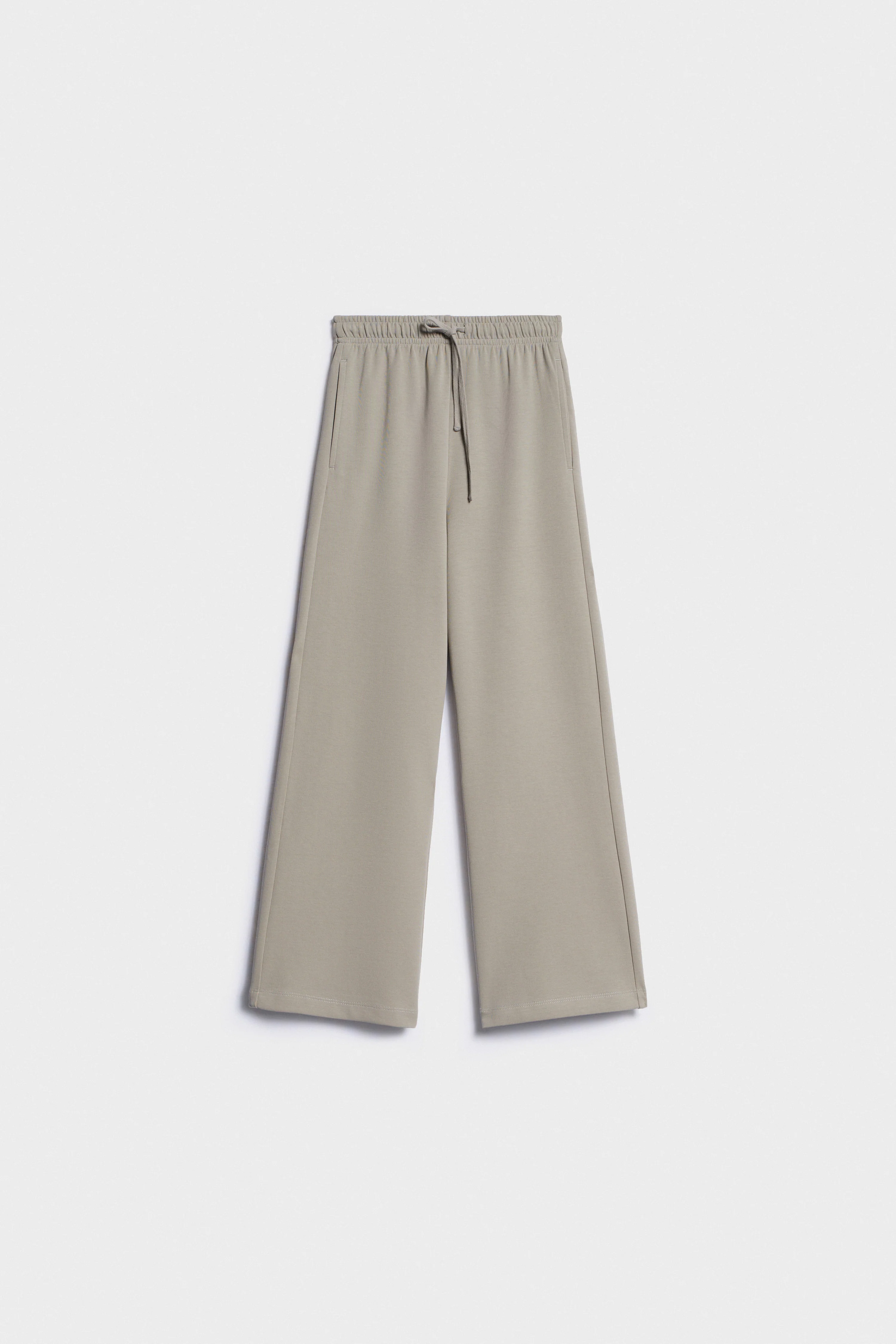 INTERLOCK JERSEY TROUSERS - Image 4