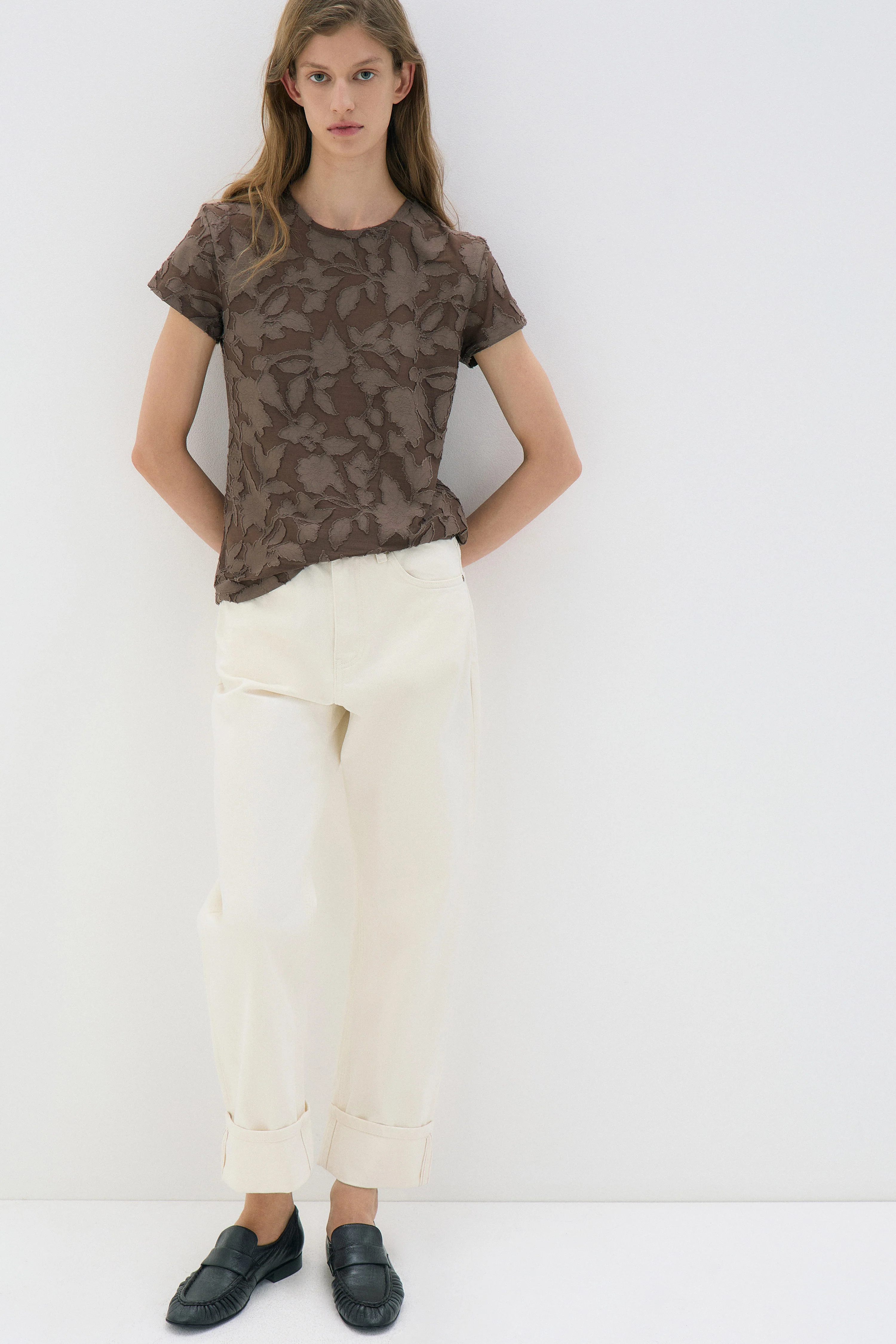 JACQUARD T-SHIRT - Image 2