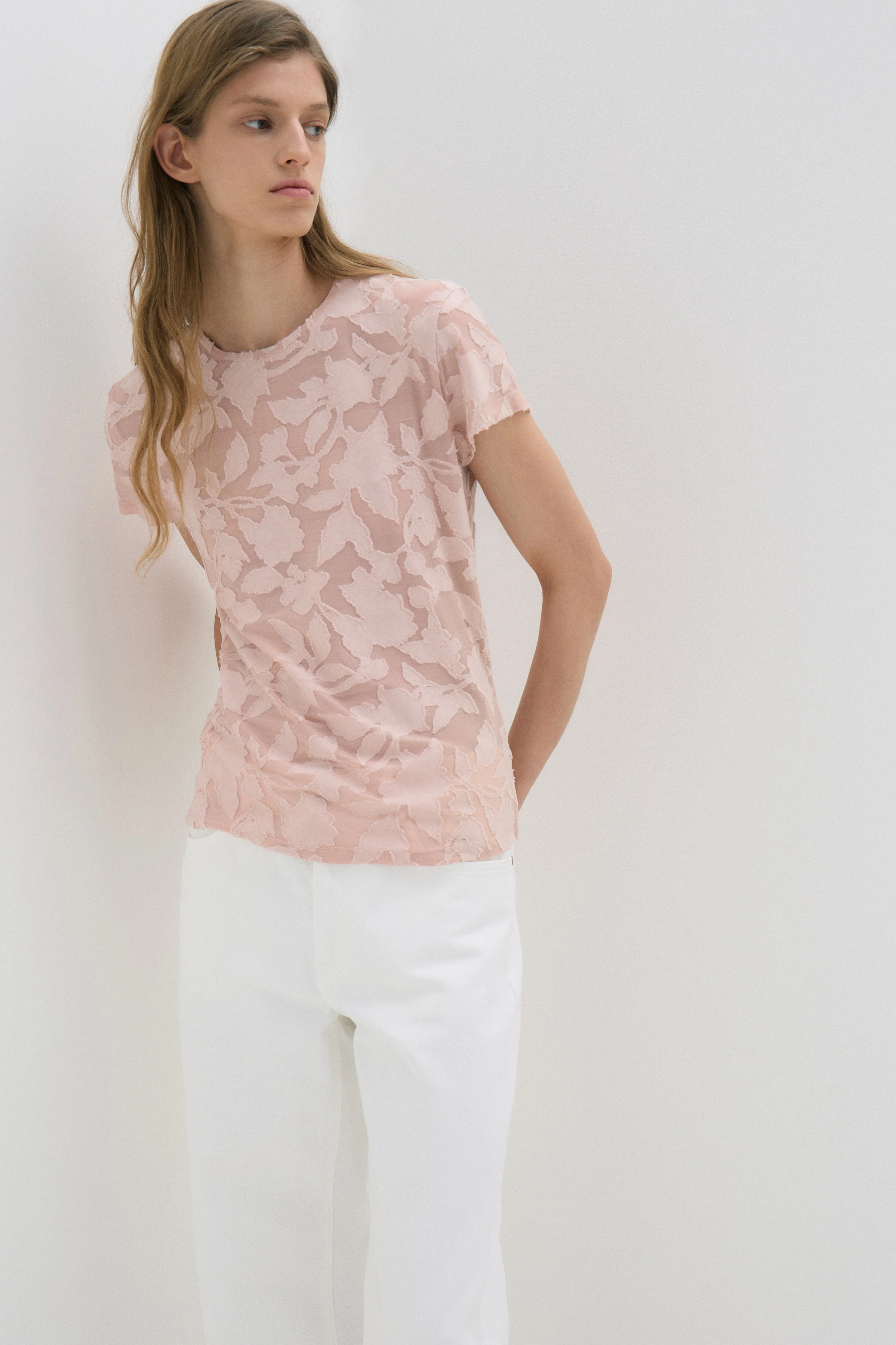 JACQUARD T-SHIRT